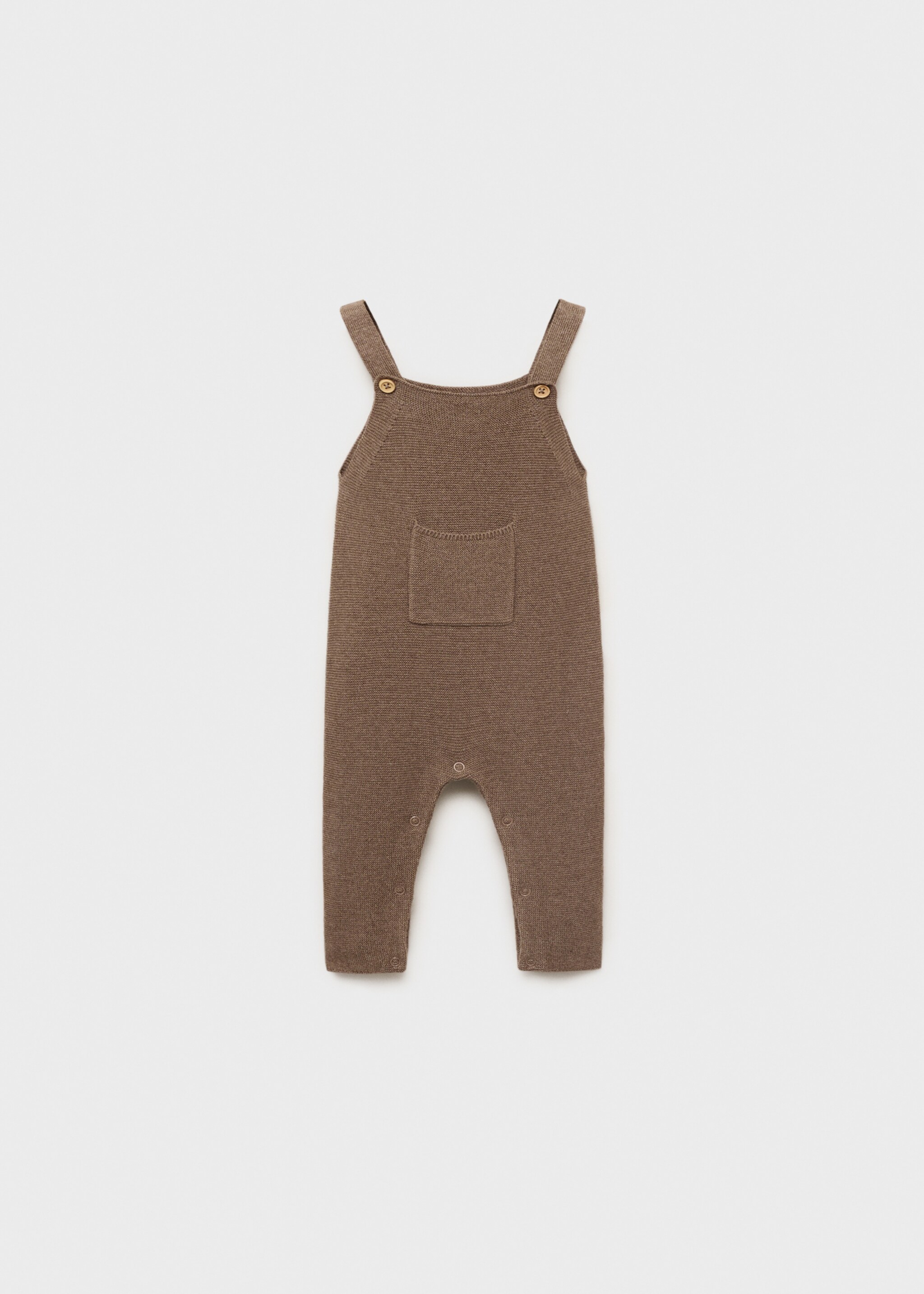 Long knitted dungarees - Article without model