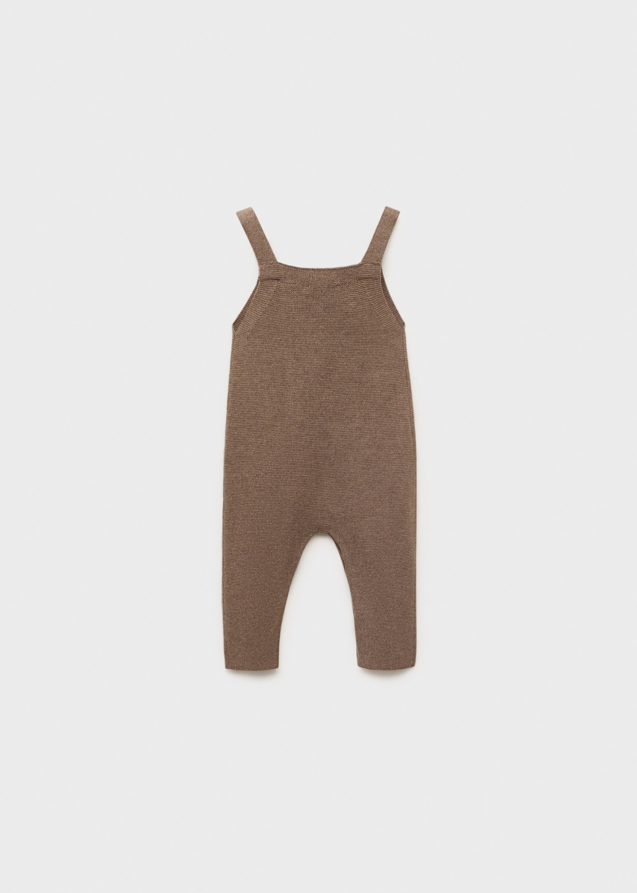 Long knitted dungarees - Reverse of the article