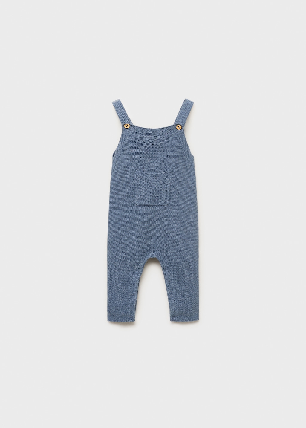 Long knitted dungarees