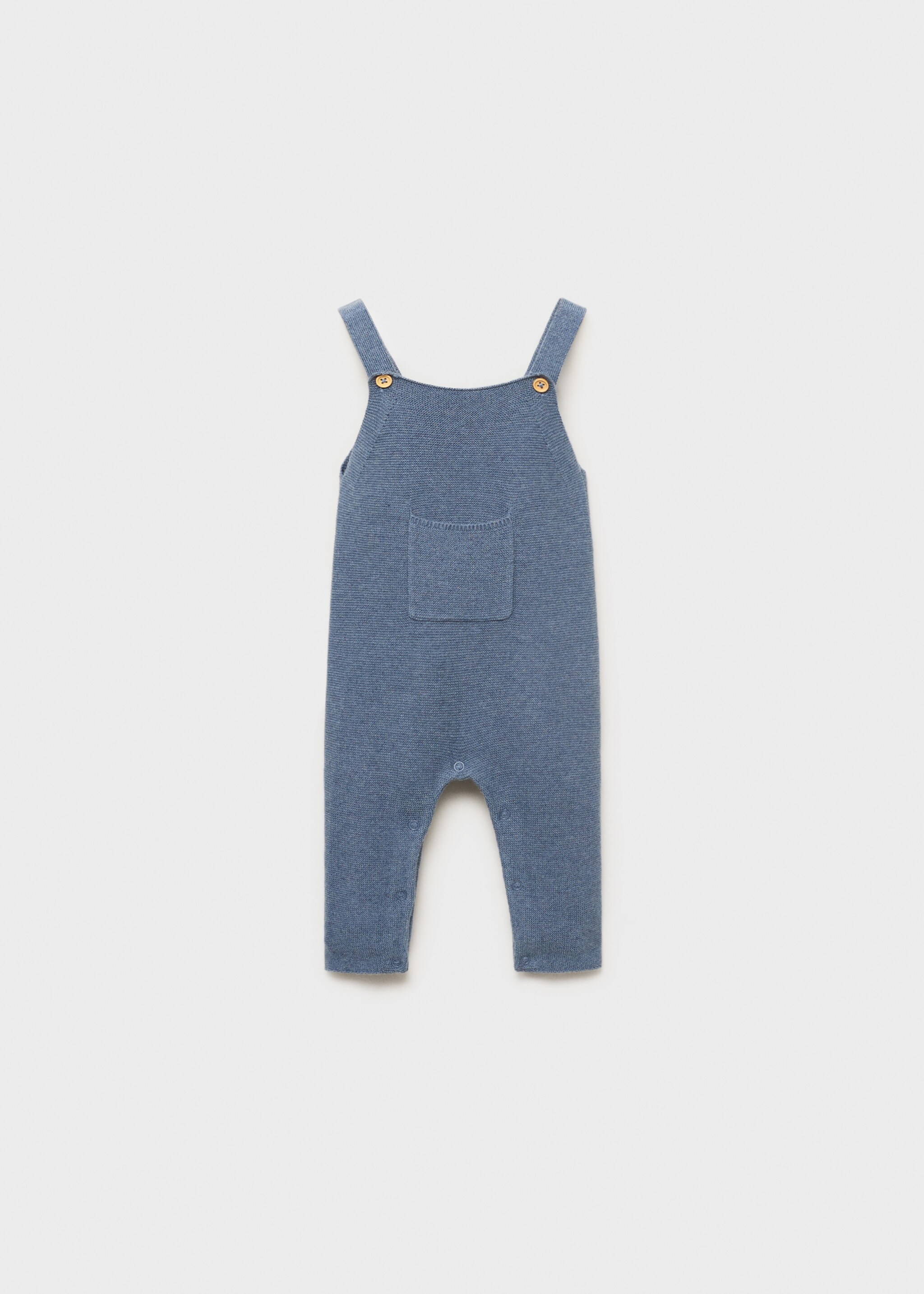 Long knitted dungarees - Article without model