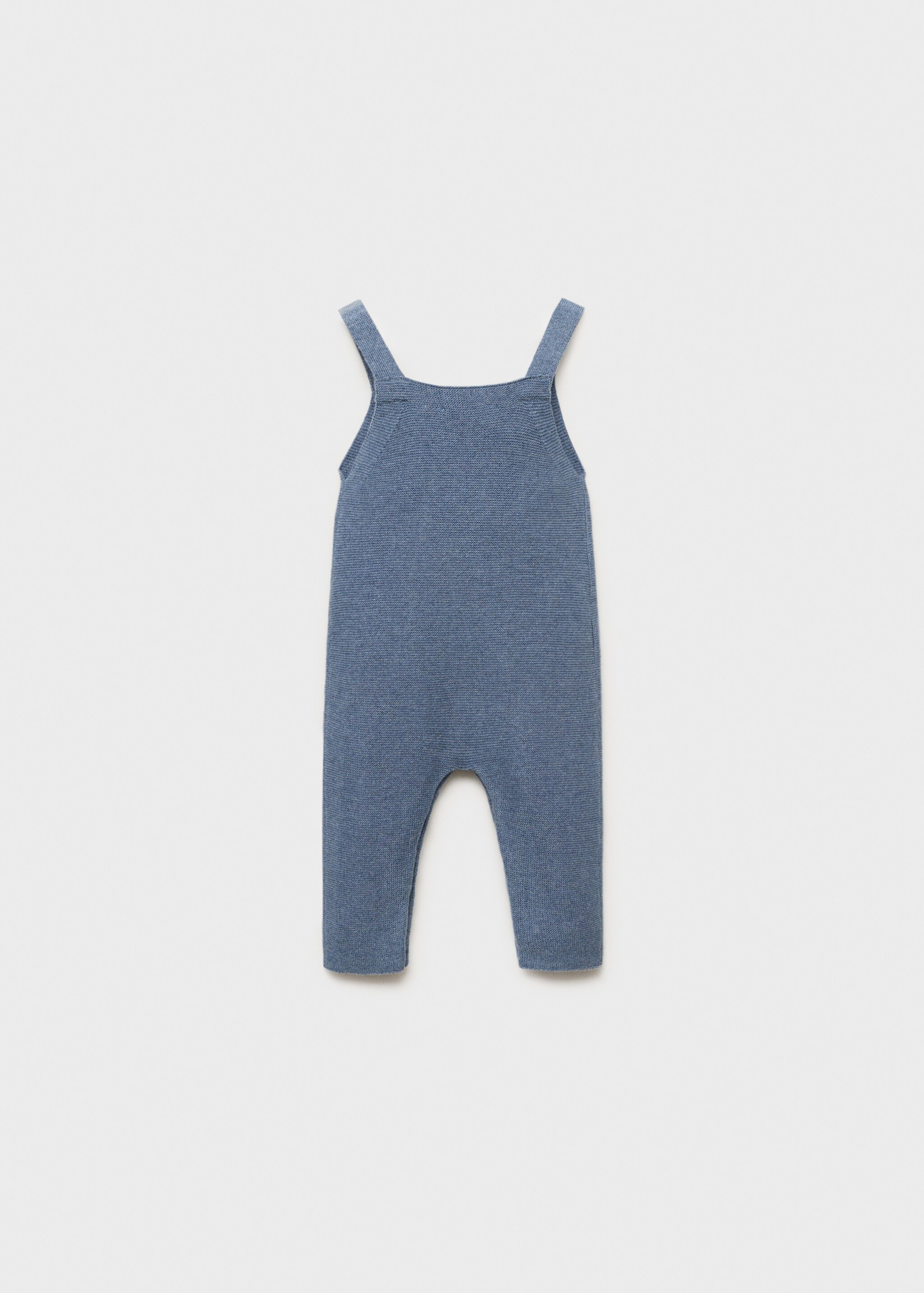 Long knitted dungarees - Reverse of the article