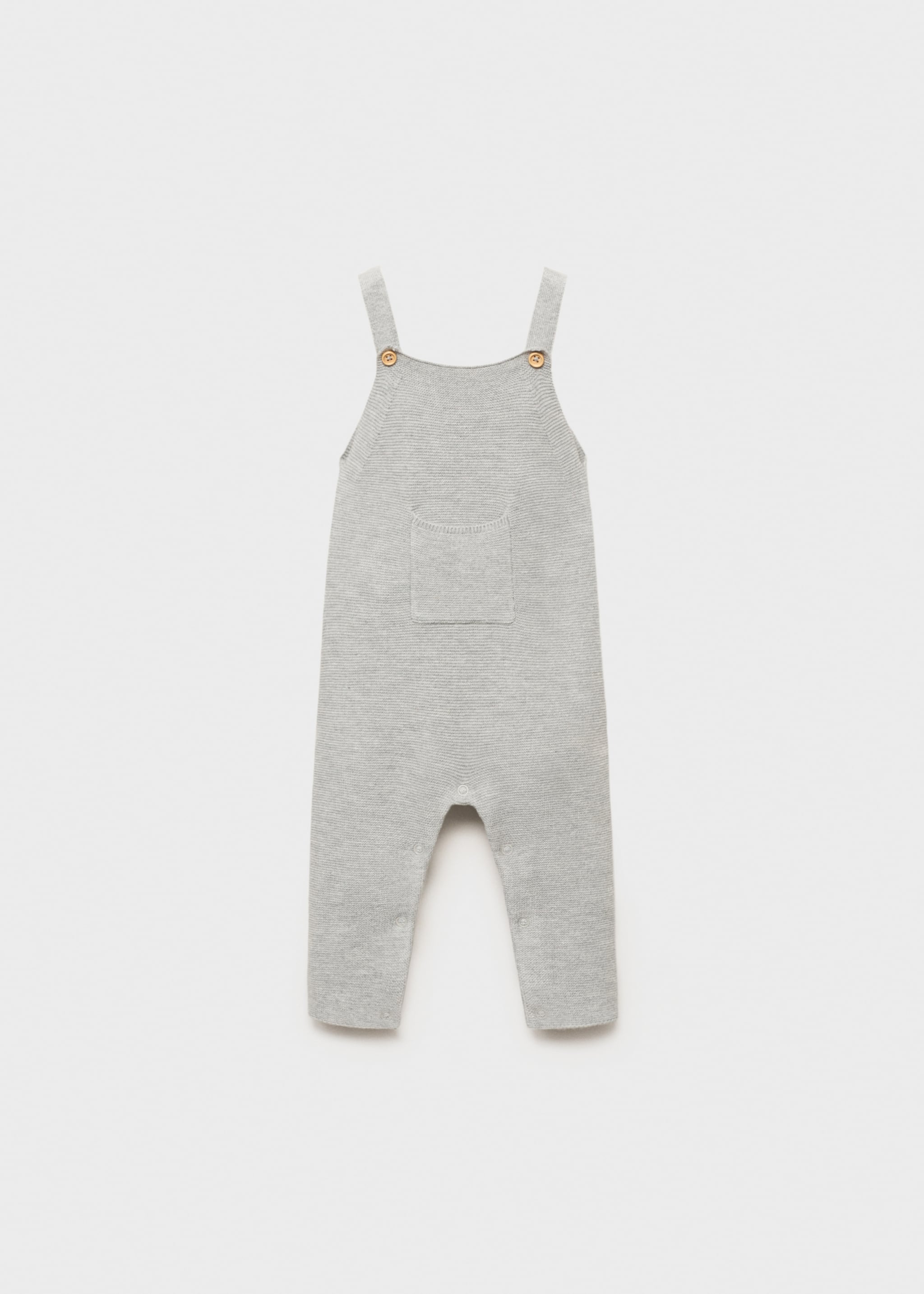 Long knitted dungarees - Article without model
