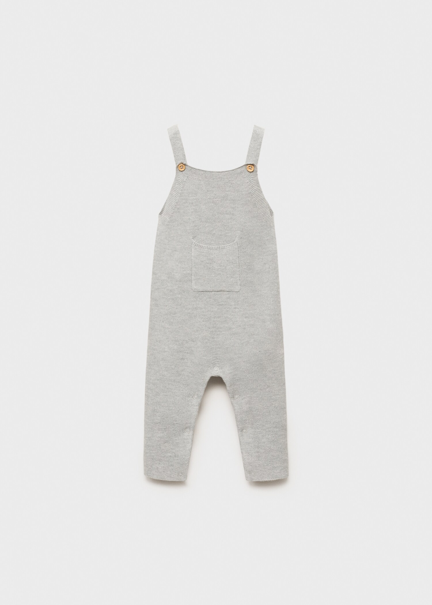 Long knitted dungarees - Article without model