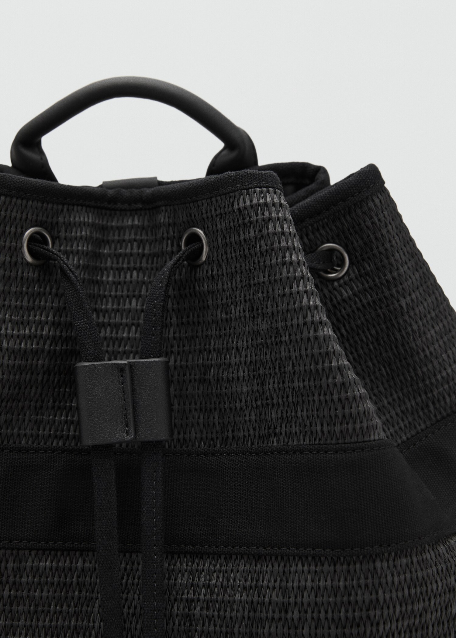 Lace-up sack backpack - Details of the article 2