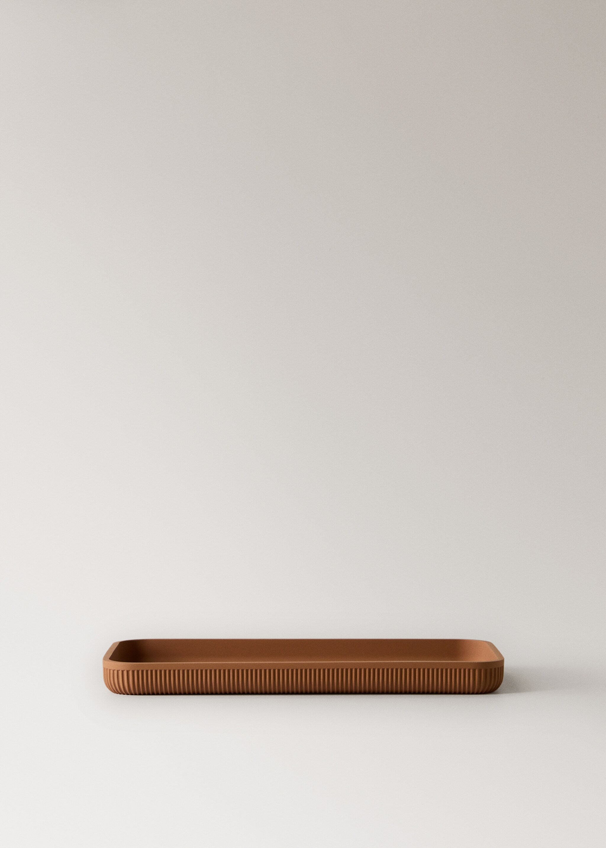 Resin bathroom tray - Article without model, Medium Brown. Ref: 17072921-00.