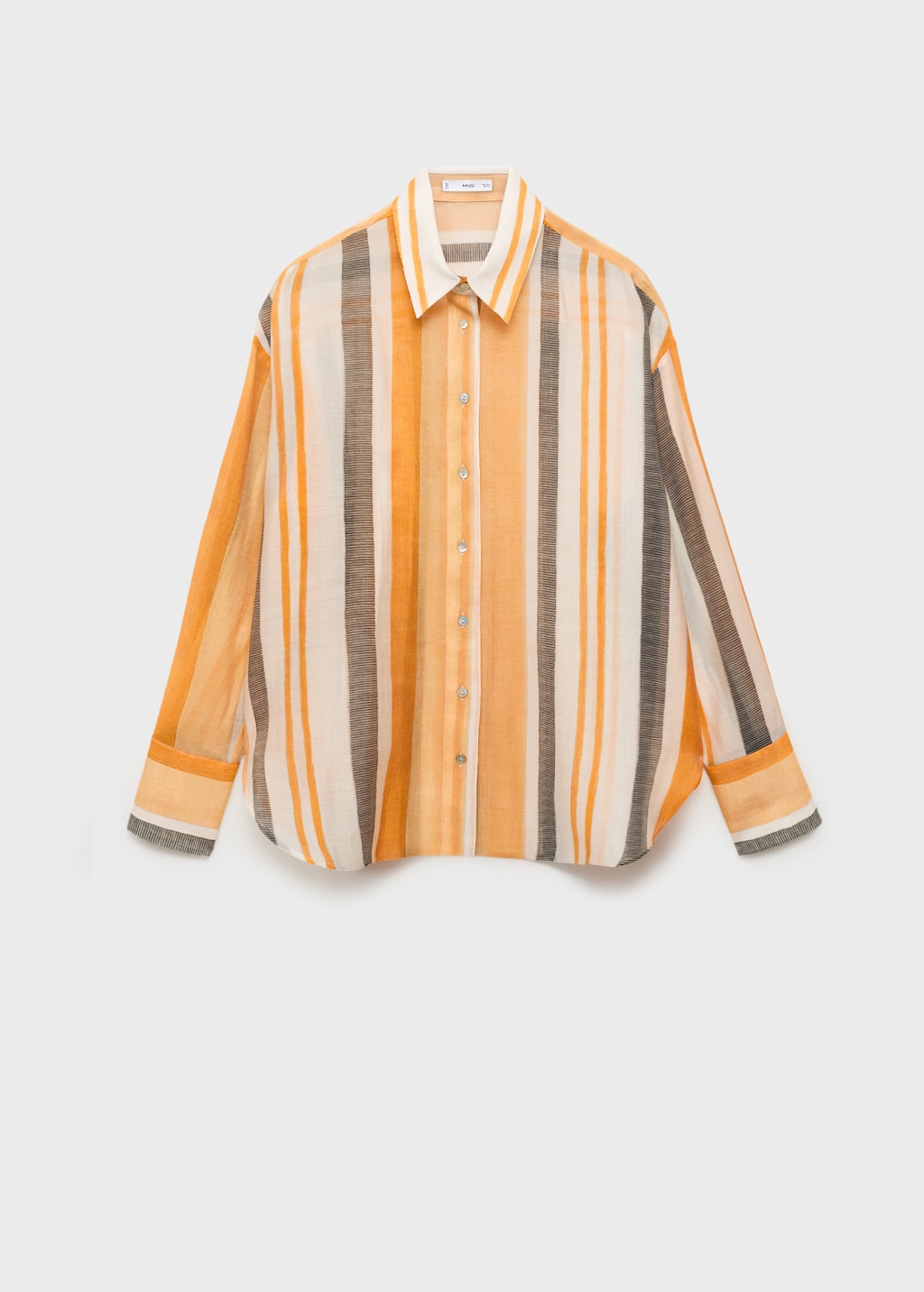 Lyocell striped shirt - image 5