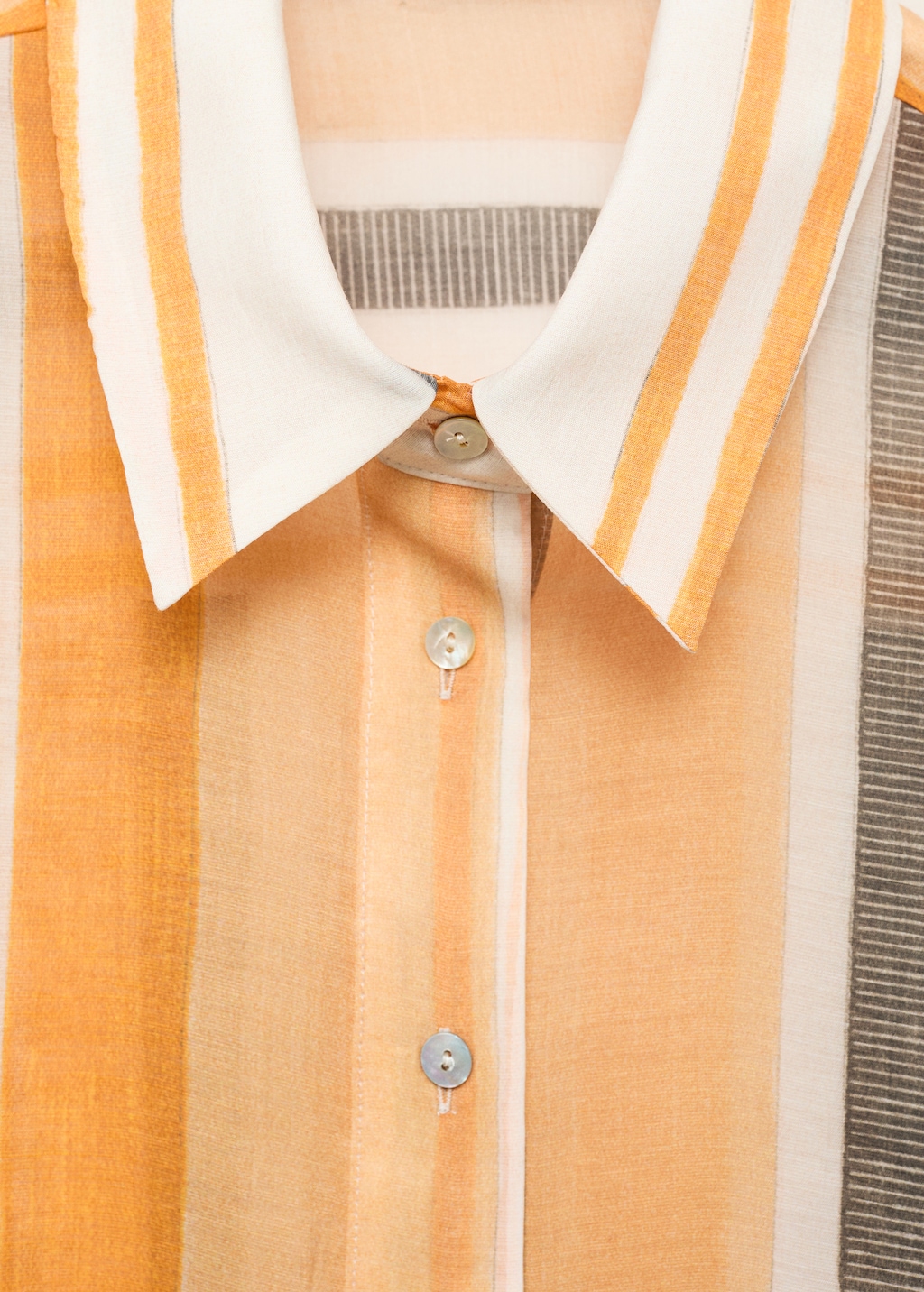 Lyocell striped shirt