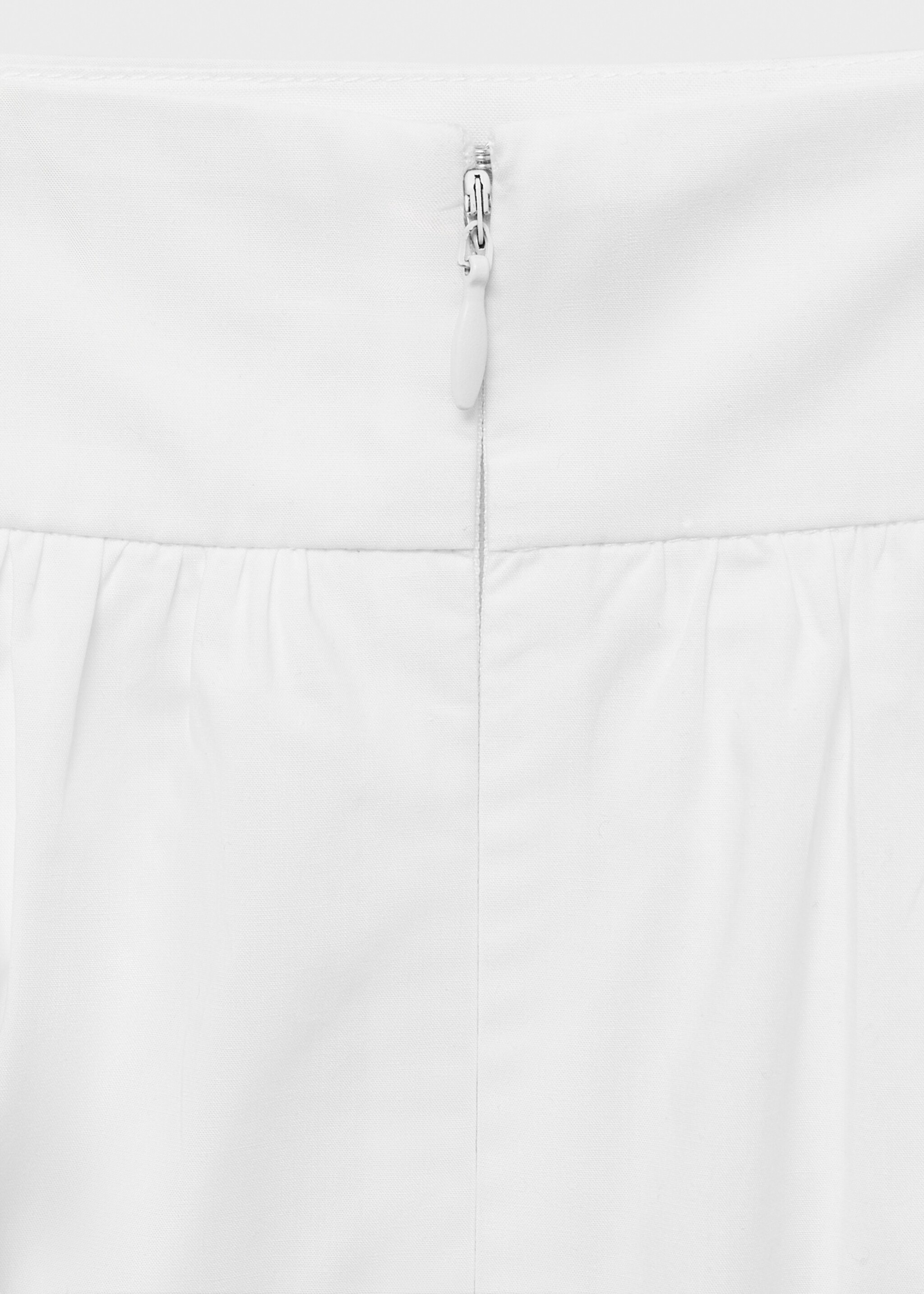Gathered cotton midi skirt - Details of the article 9