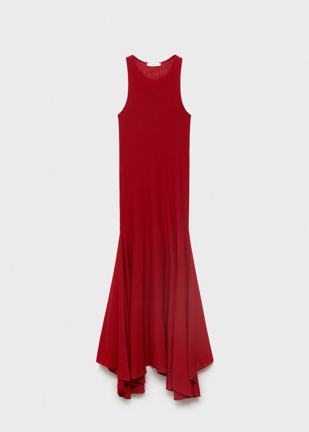 Mango Asymmetrical low-knit dress