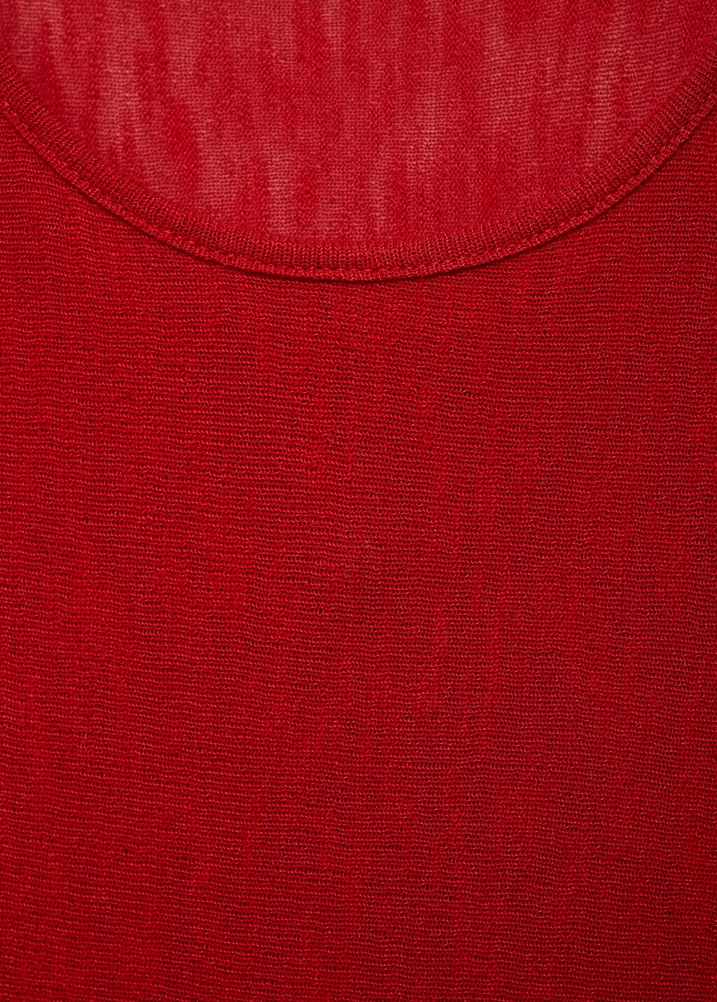 Mango Asymmetrical low-knit dress