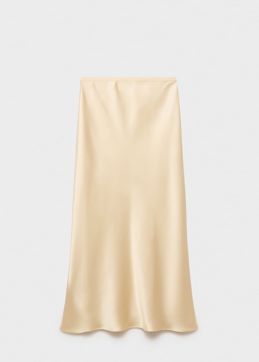 Mango Midi satin skirt