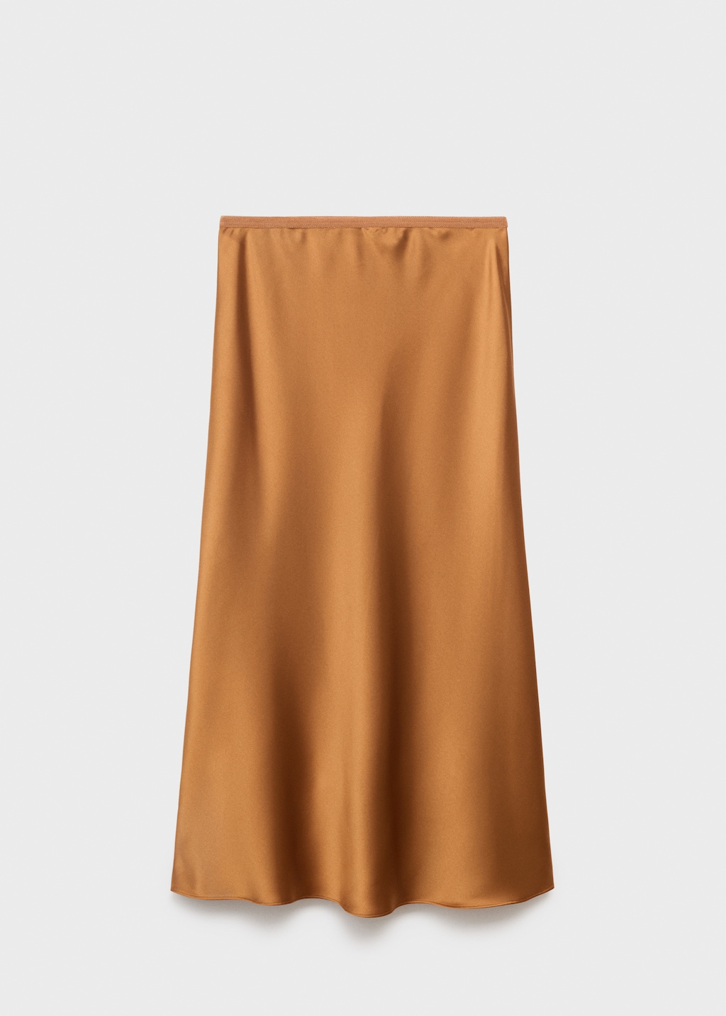Mango Midi satin skirt