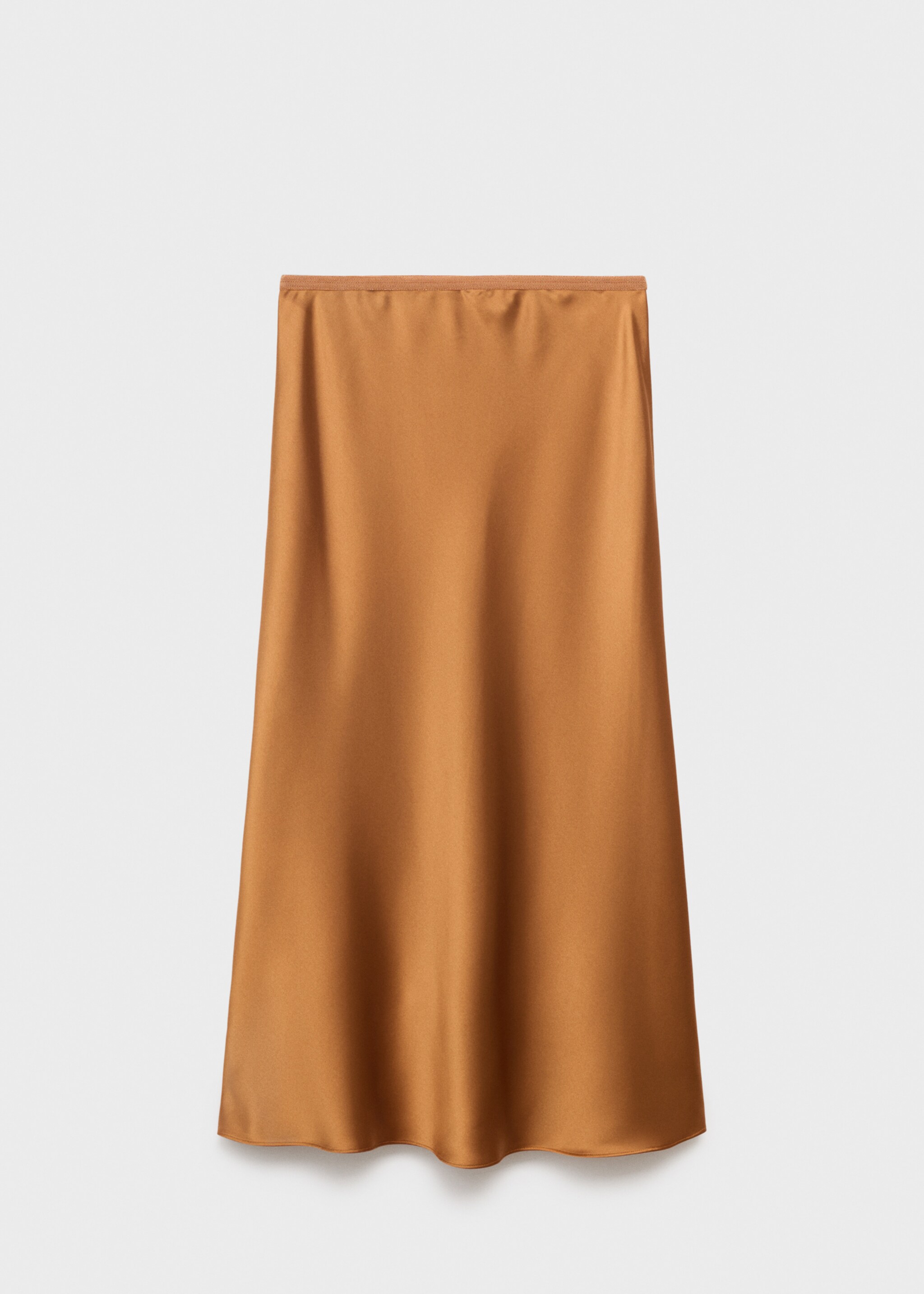 Midi satin skirt - Article without model