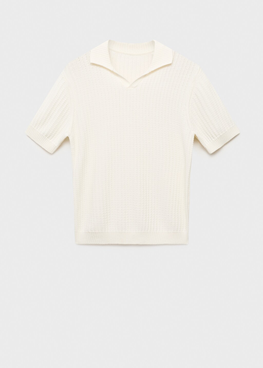 100% cotton knitted polo structure