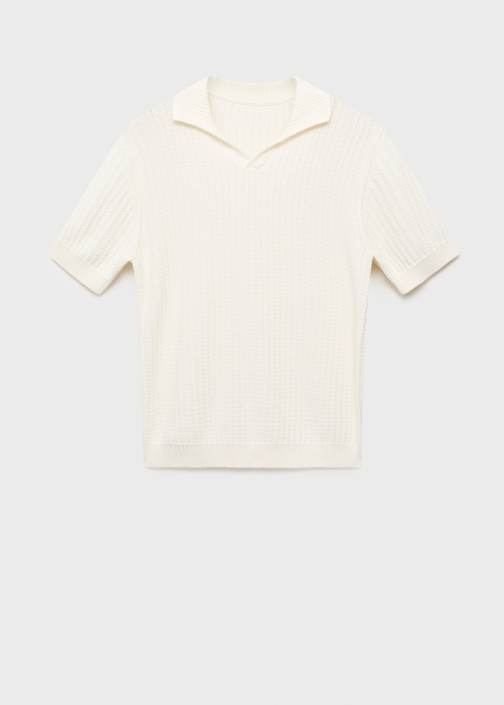 100% cotton knitted polo structure