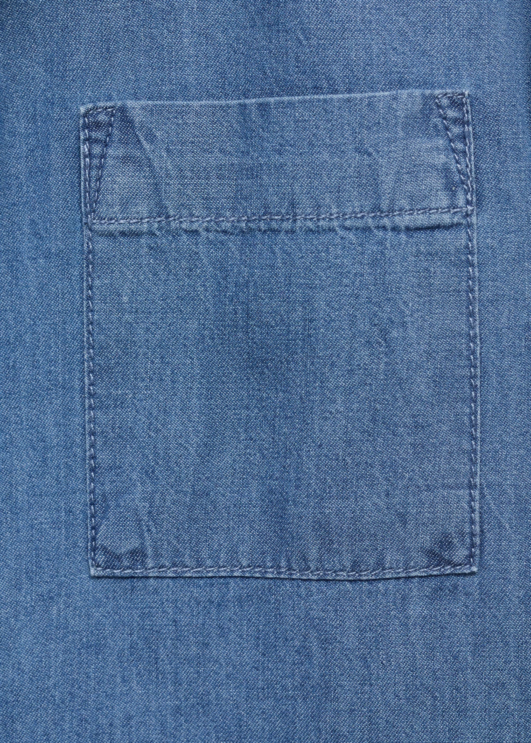 Cotton denim shirt - Details of the article 0