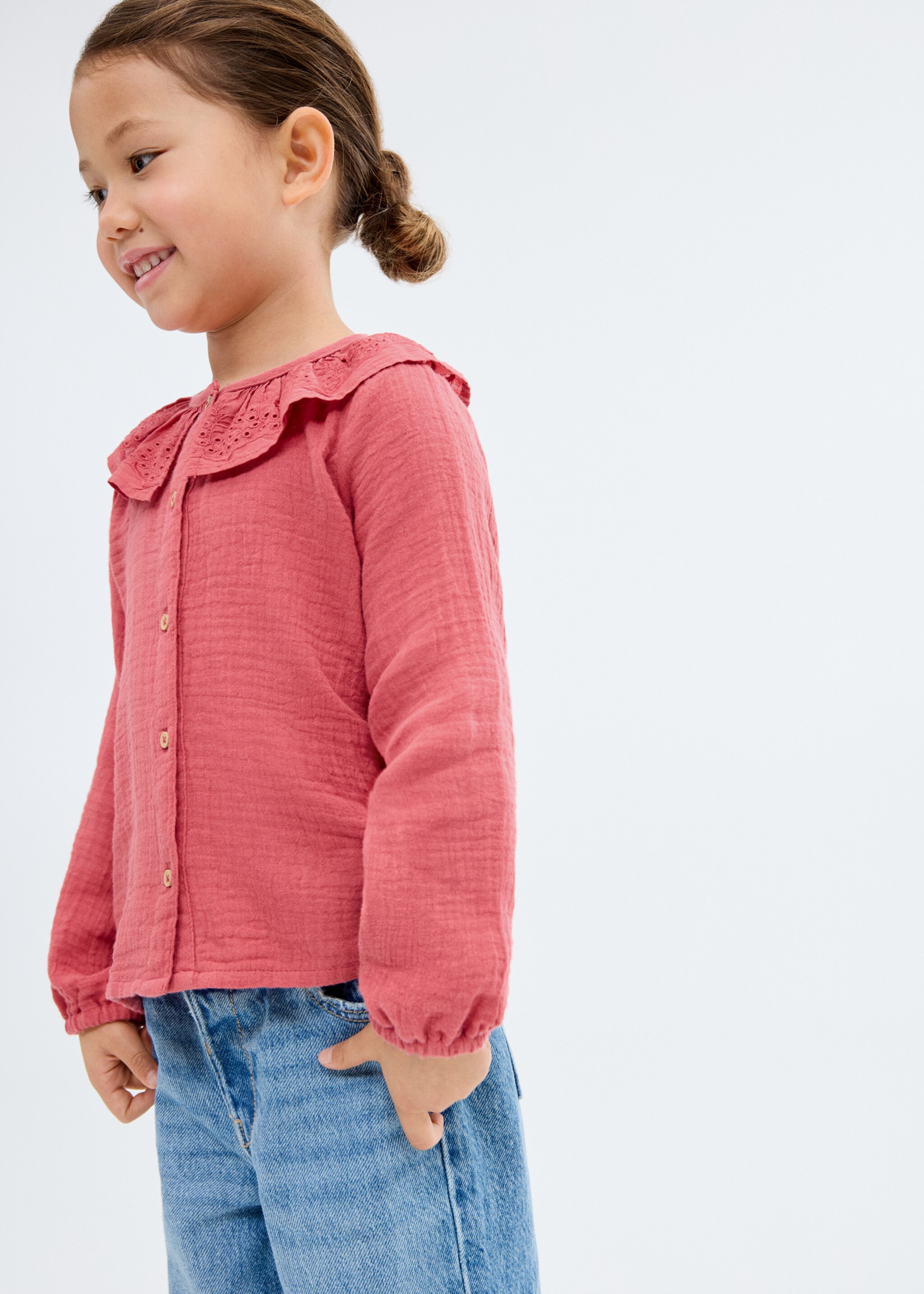 Bambula embroidered blouse - Medium plane