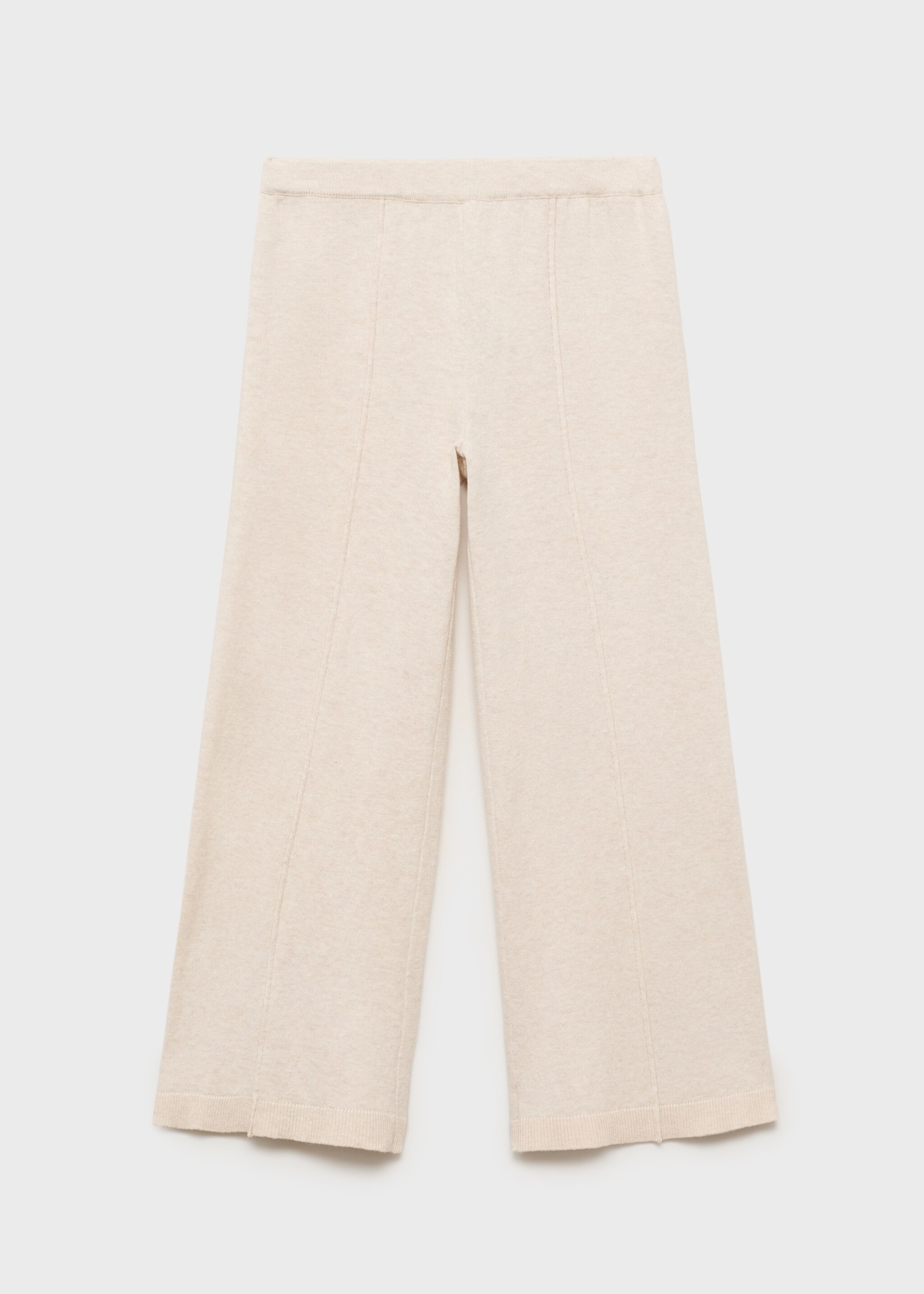 Straight cotton trousers - Article without model, Beige. Ref: 17073278-00.