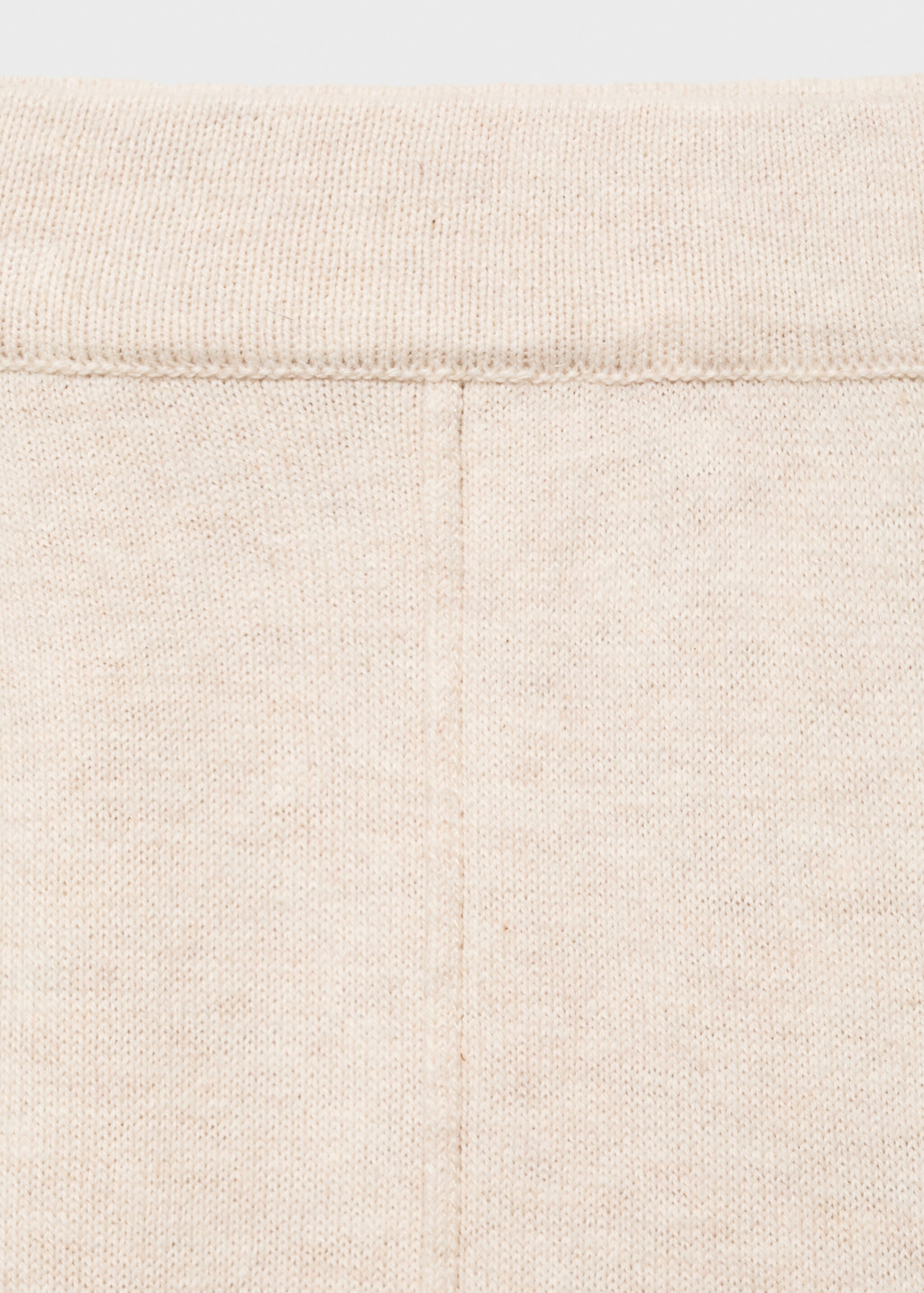 Straight cotton trousers - Details of the article 8, Beige. Ref: 17073278-00.