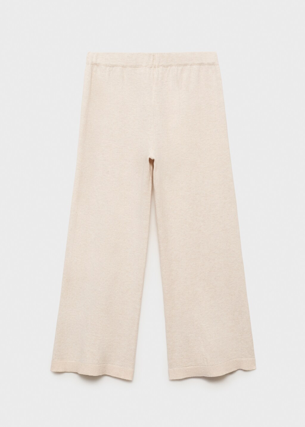 Straight cotton pants