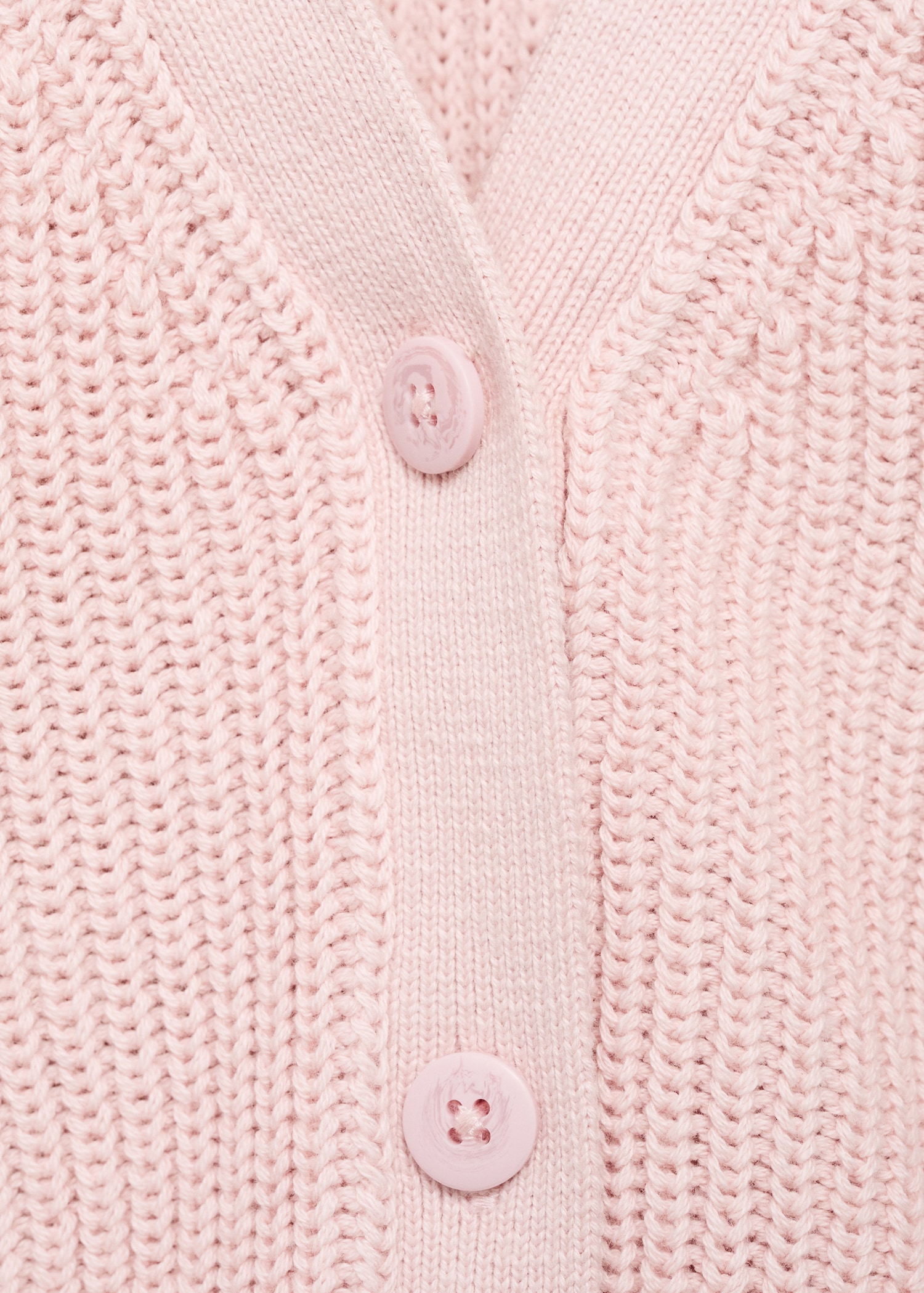 Knitted button cardigan - Details of the article 8