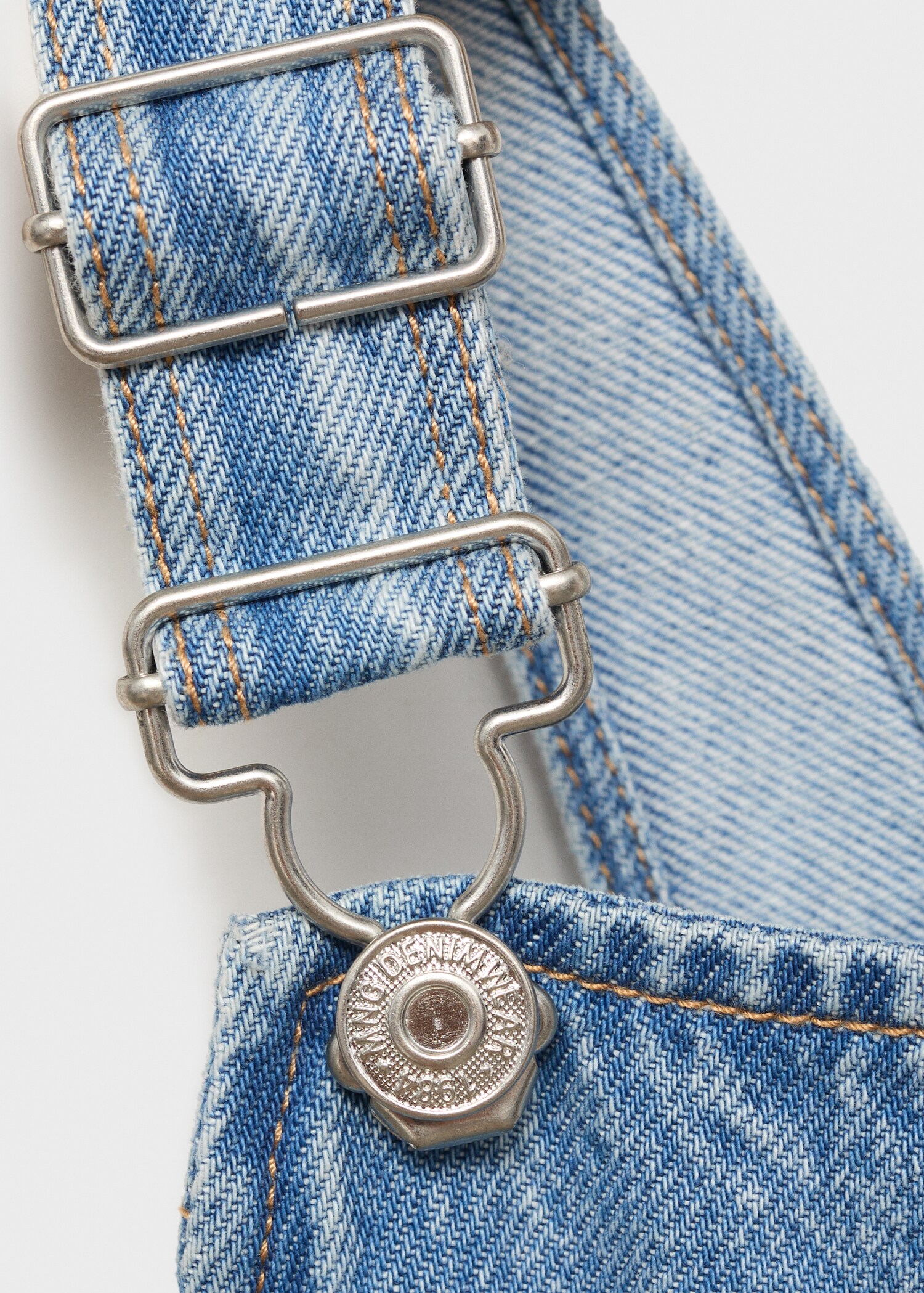 Langer Denim-Latzhose - Detail des Artikels 8