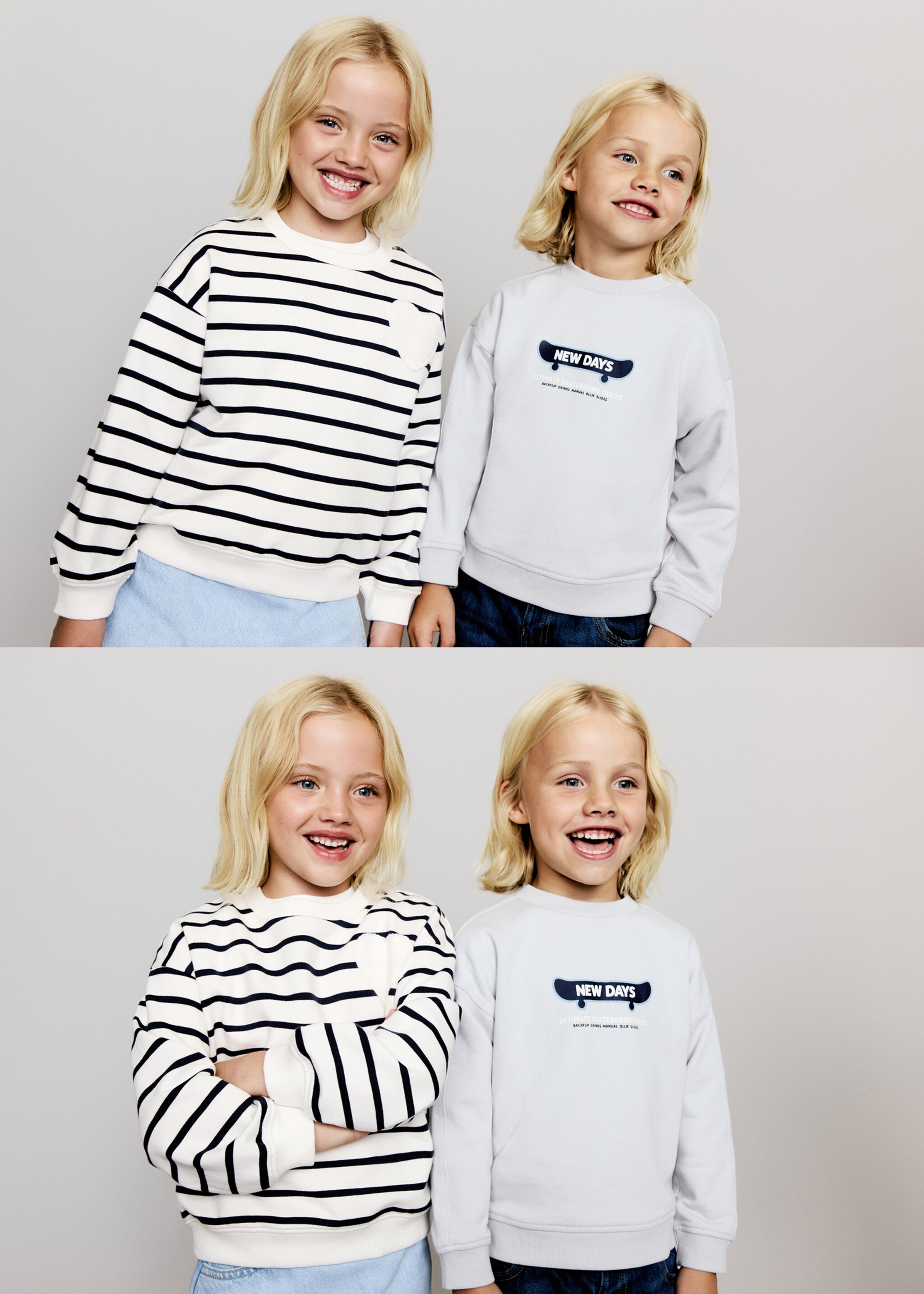 Embroidered heart sweatshirt - Details of the article 2