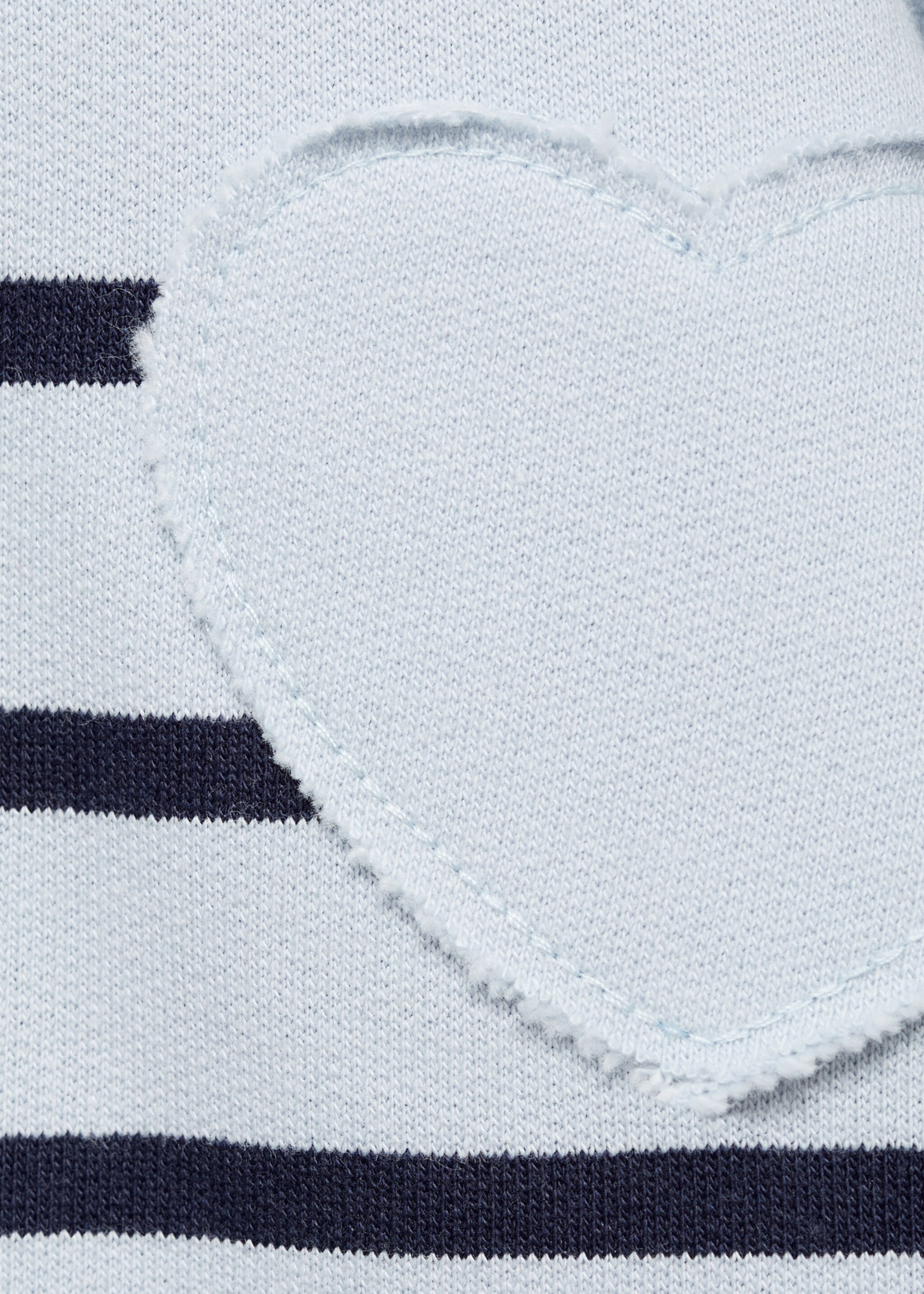 Embroidered heart sweatshirt - Details of the article 8