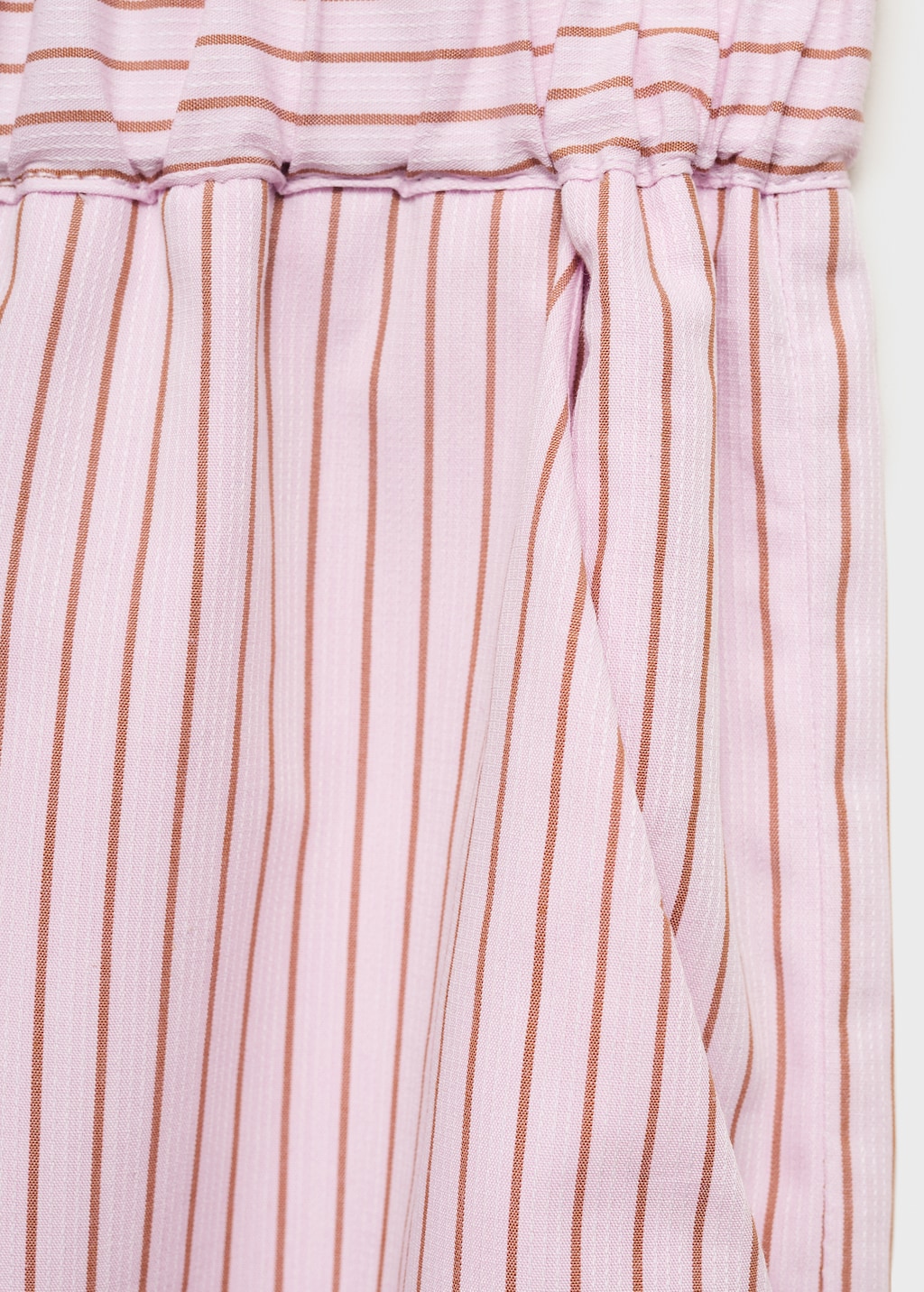 Striped cotton pants