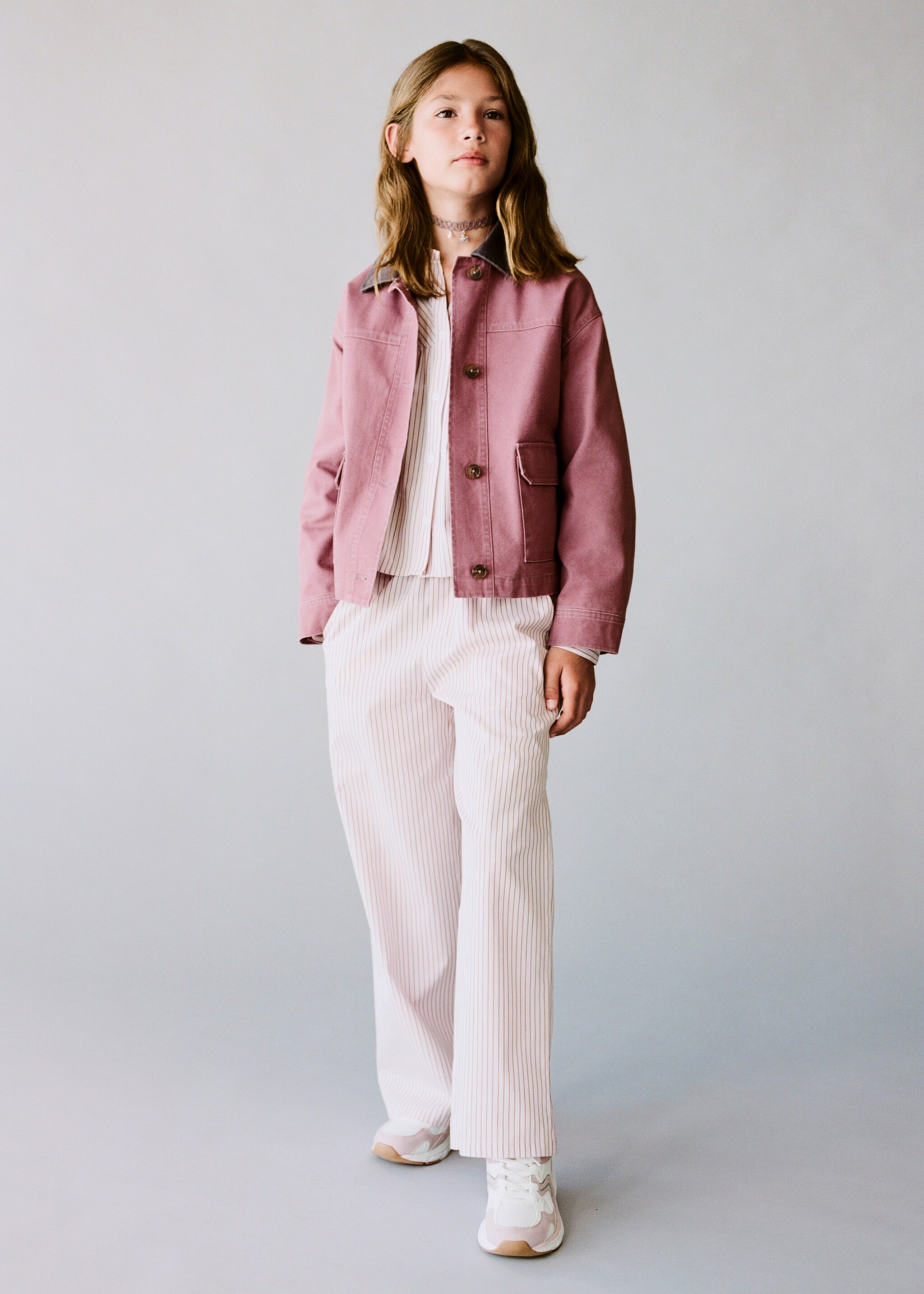 Striped cotton trousers - Details of the article 6