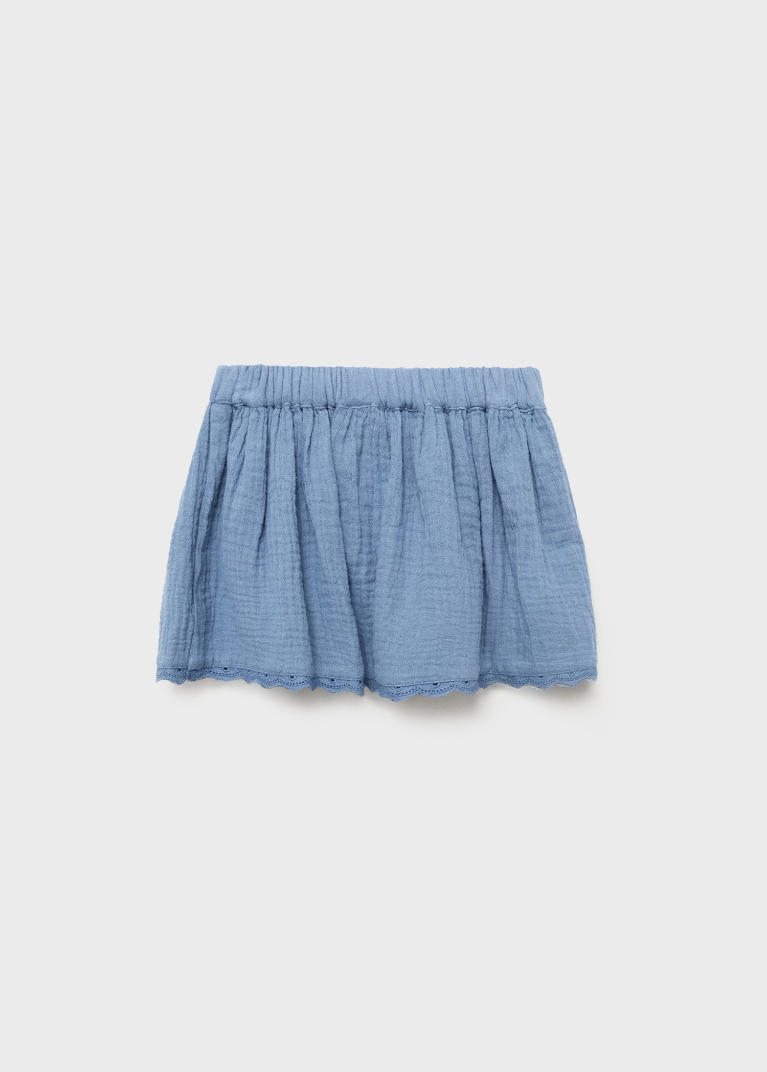 Bow cotton skirt