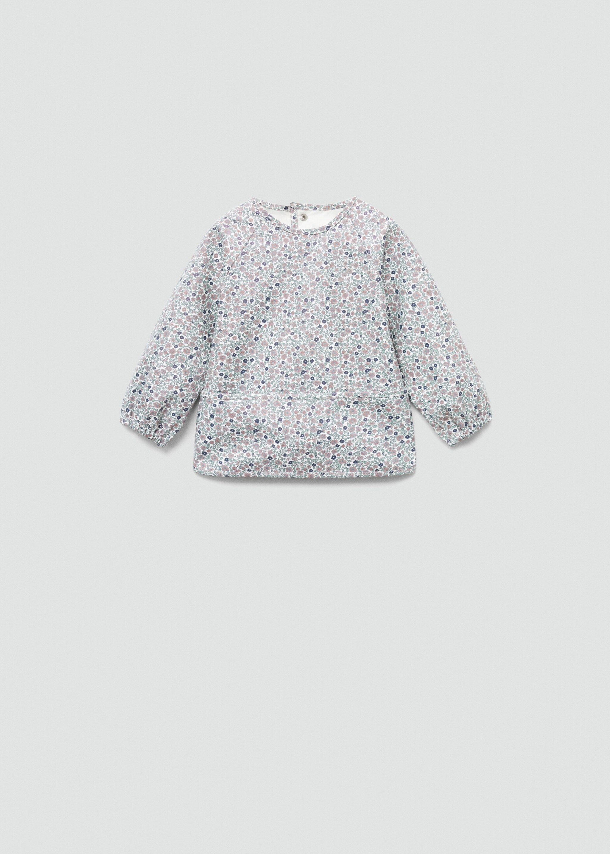 Flower printed bib - Article without model