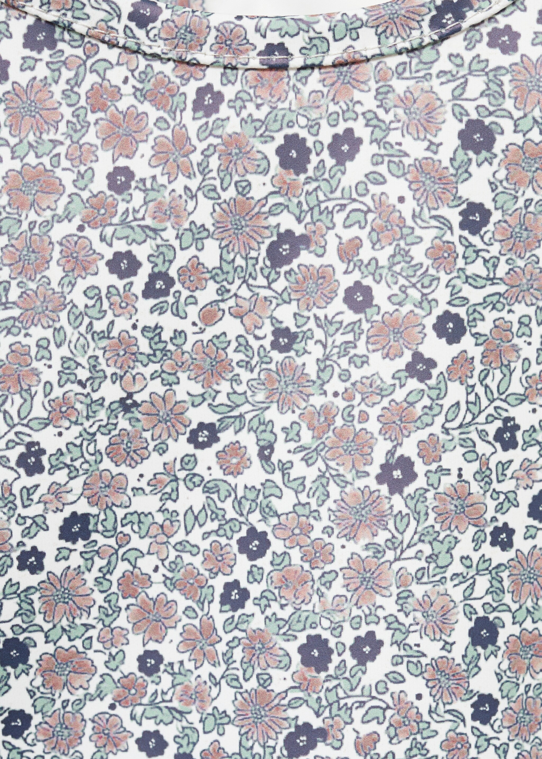 Flower printed bib - Details of the article 1