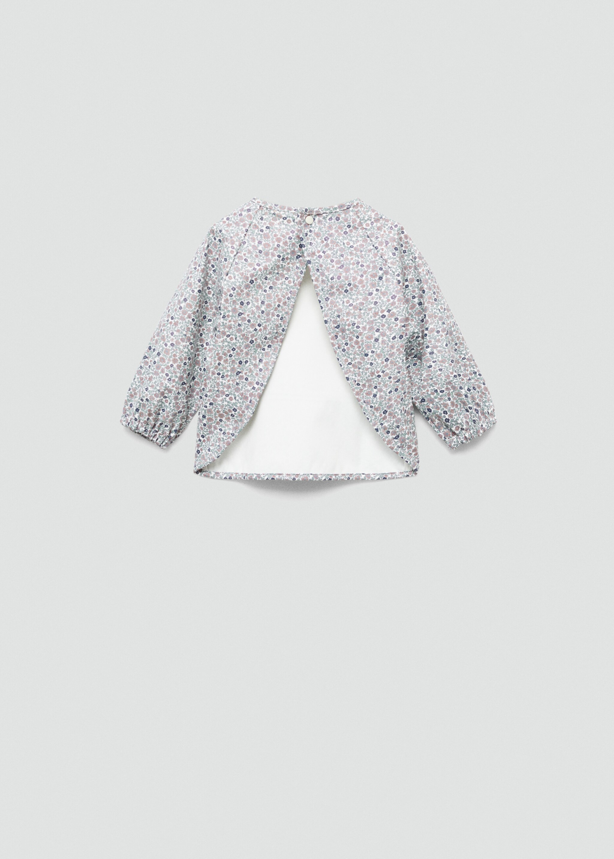 Flower printed bib - Details of the article 2