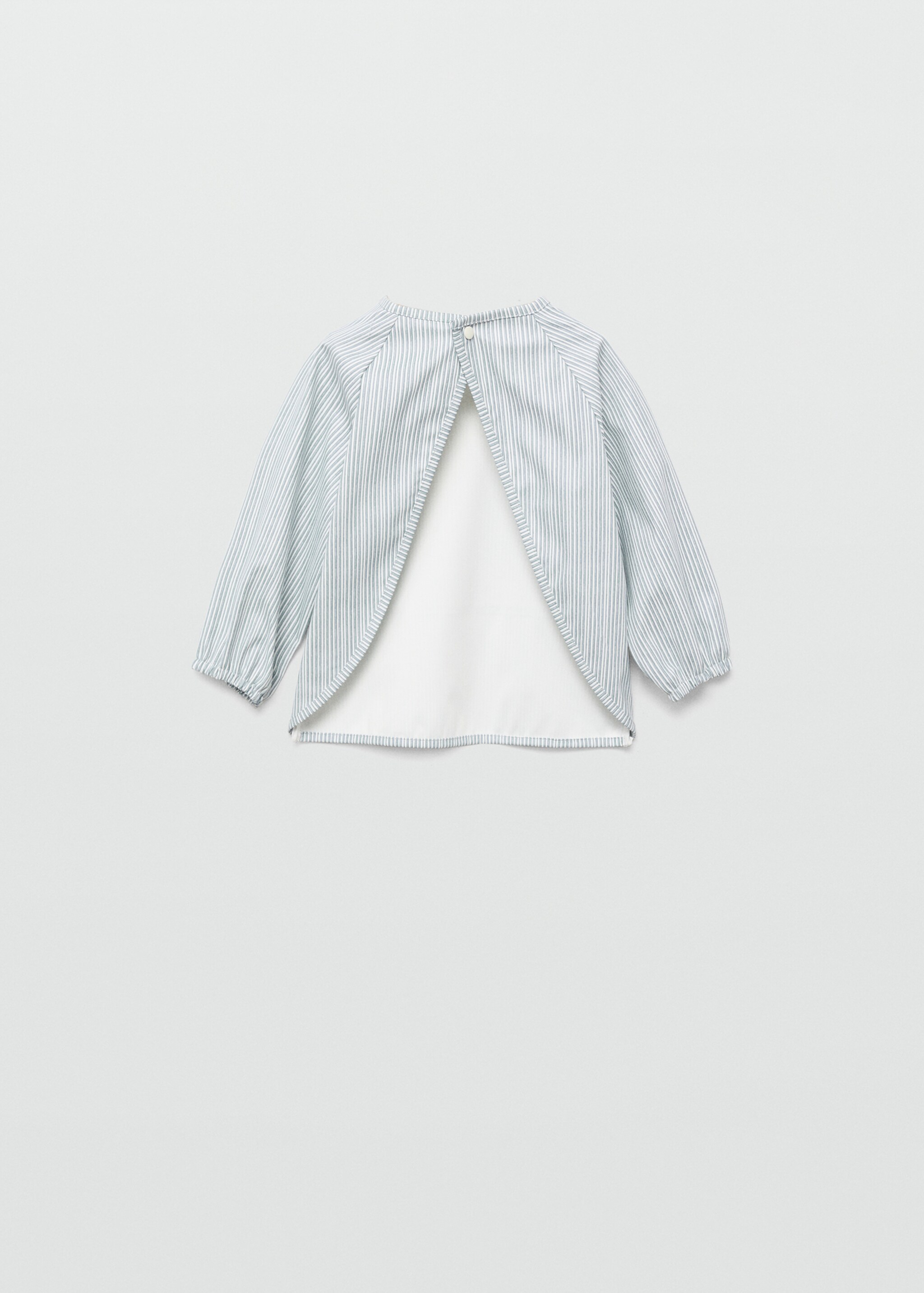 Two-tone striped bib - Medium plane