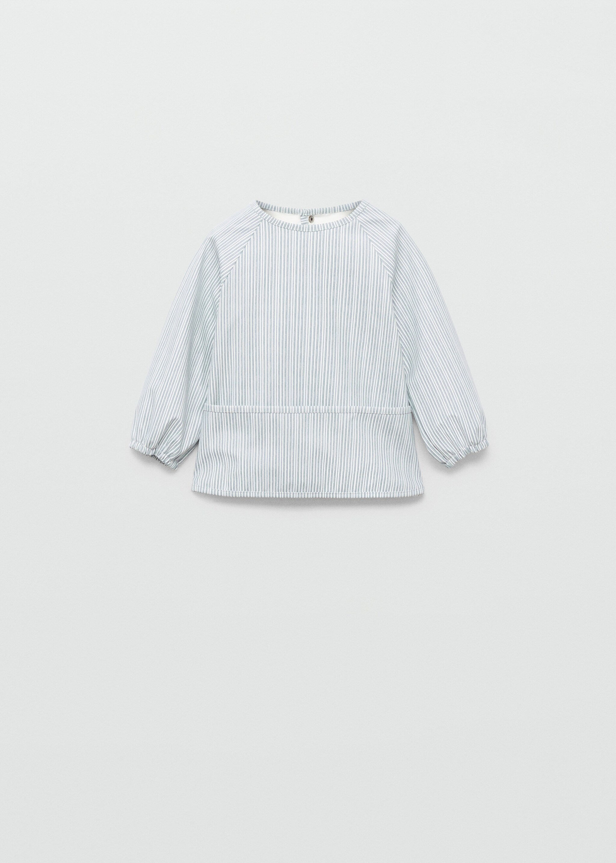 Two-tone striped bib - Article without model