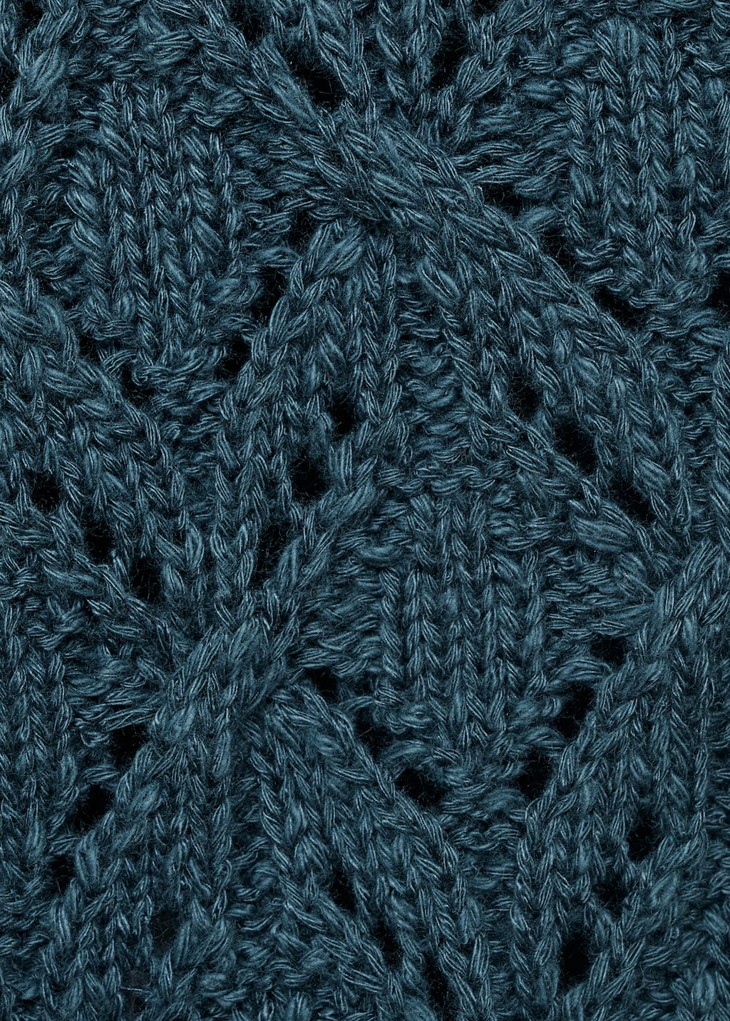 Openwork knit cardigan