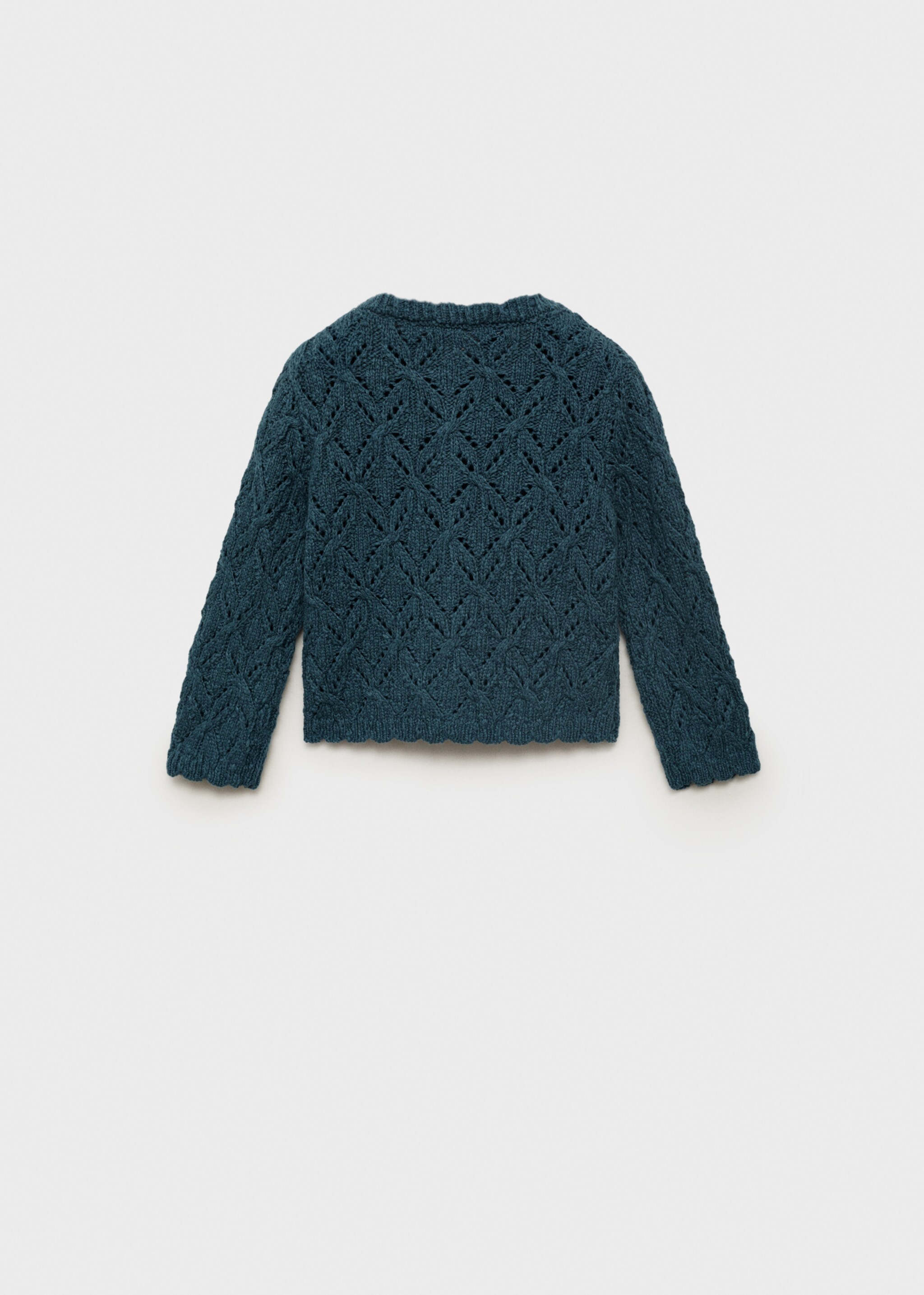 Cardigan maille ajourée - Verso de l’article