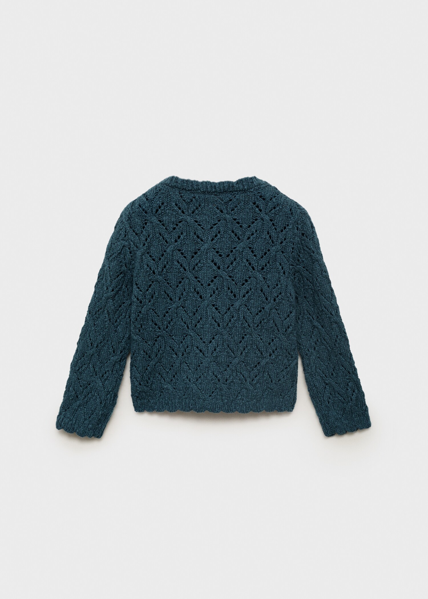 Cardigan maille ajourée - Verso de l’article