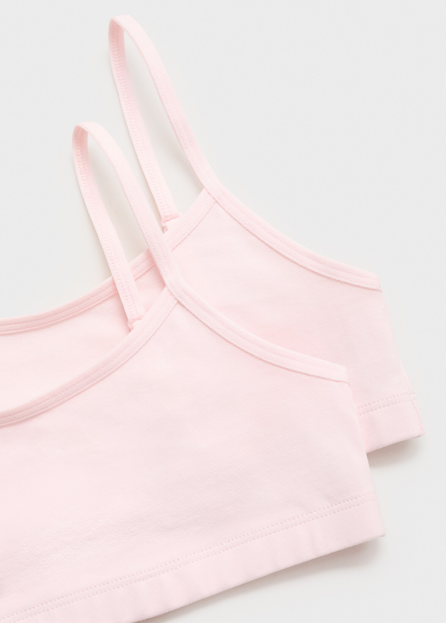 Cotton bandeau bra - Reverse of the article