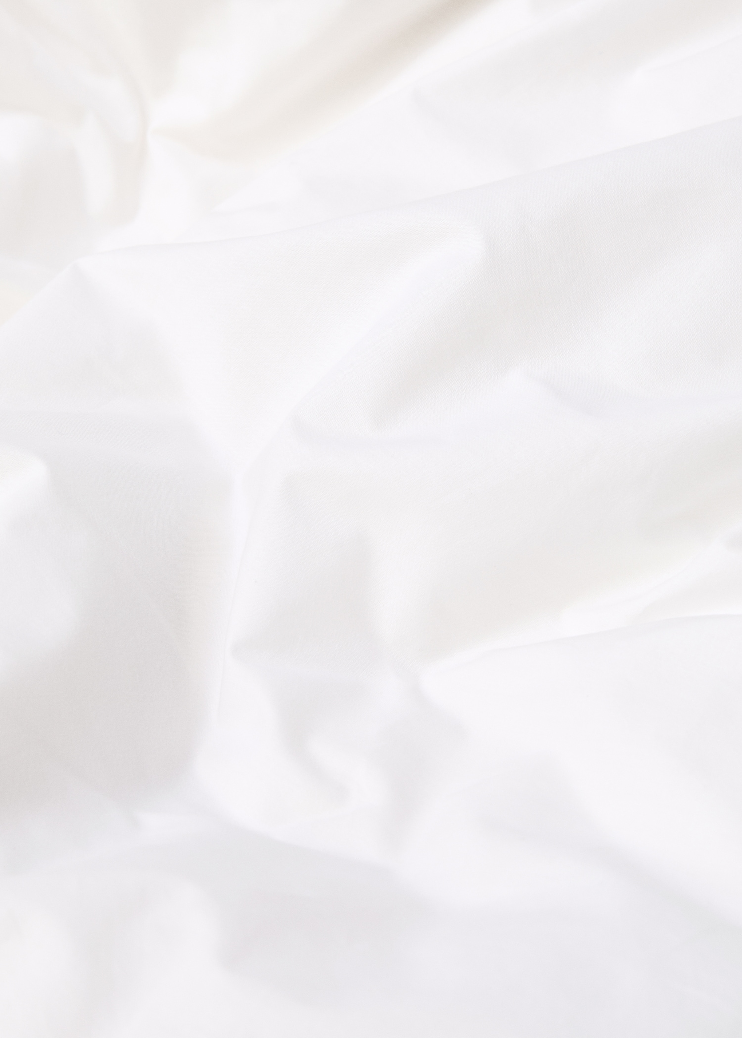 Cotton percale duvet cover with linen trim, 150/160 cm - Details of the article 2