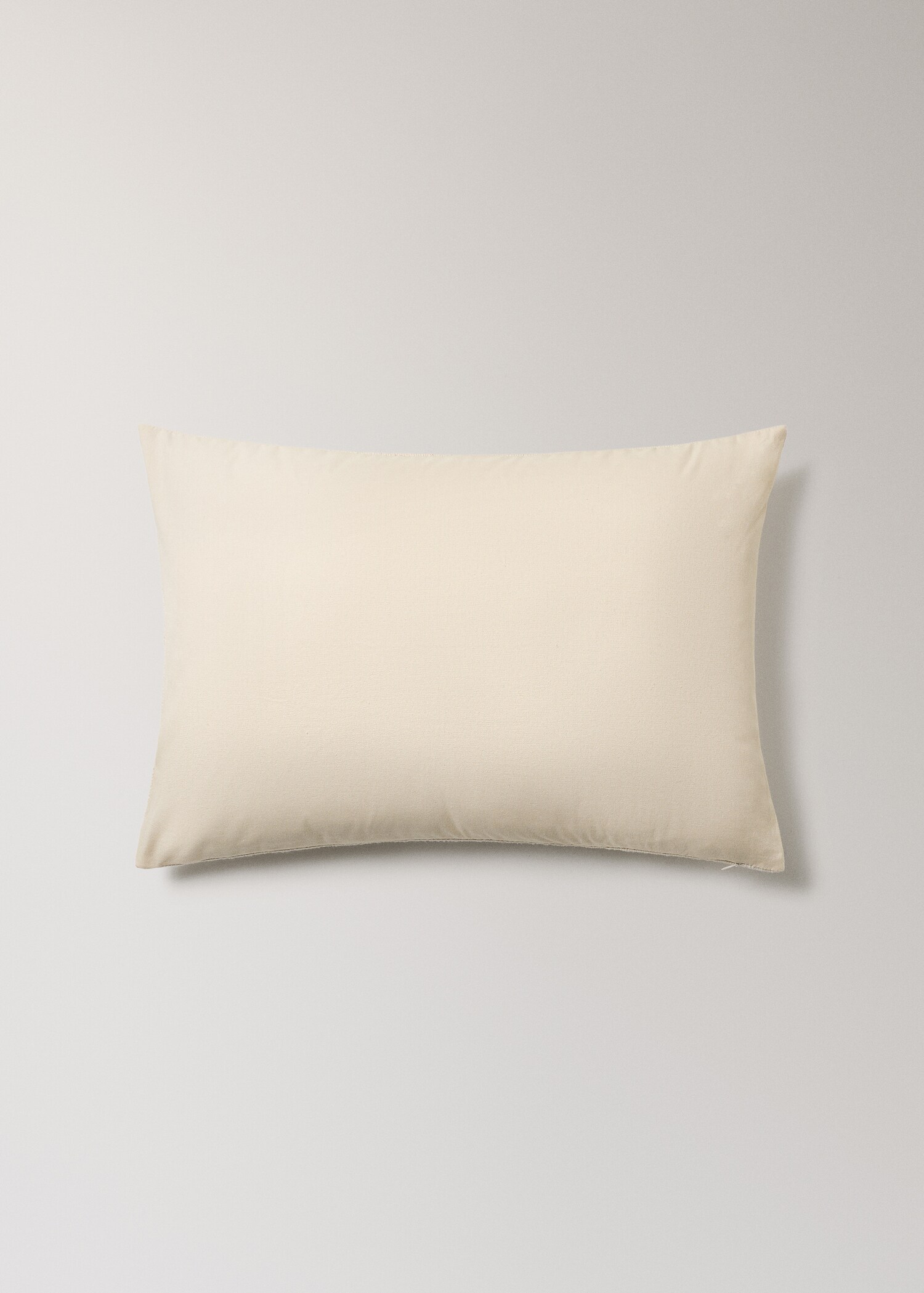 Textured cotton cushion cover 40x60 cm - Details of the article 1