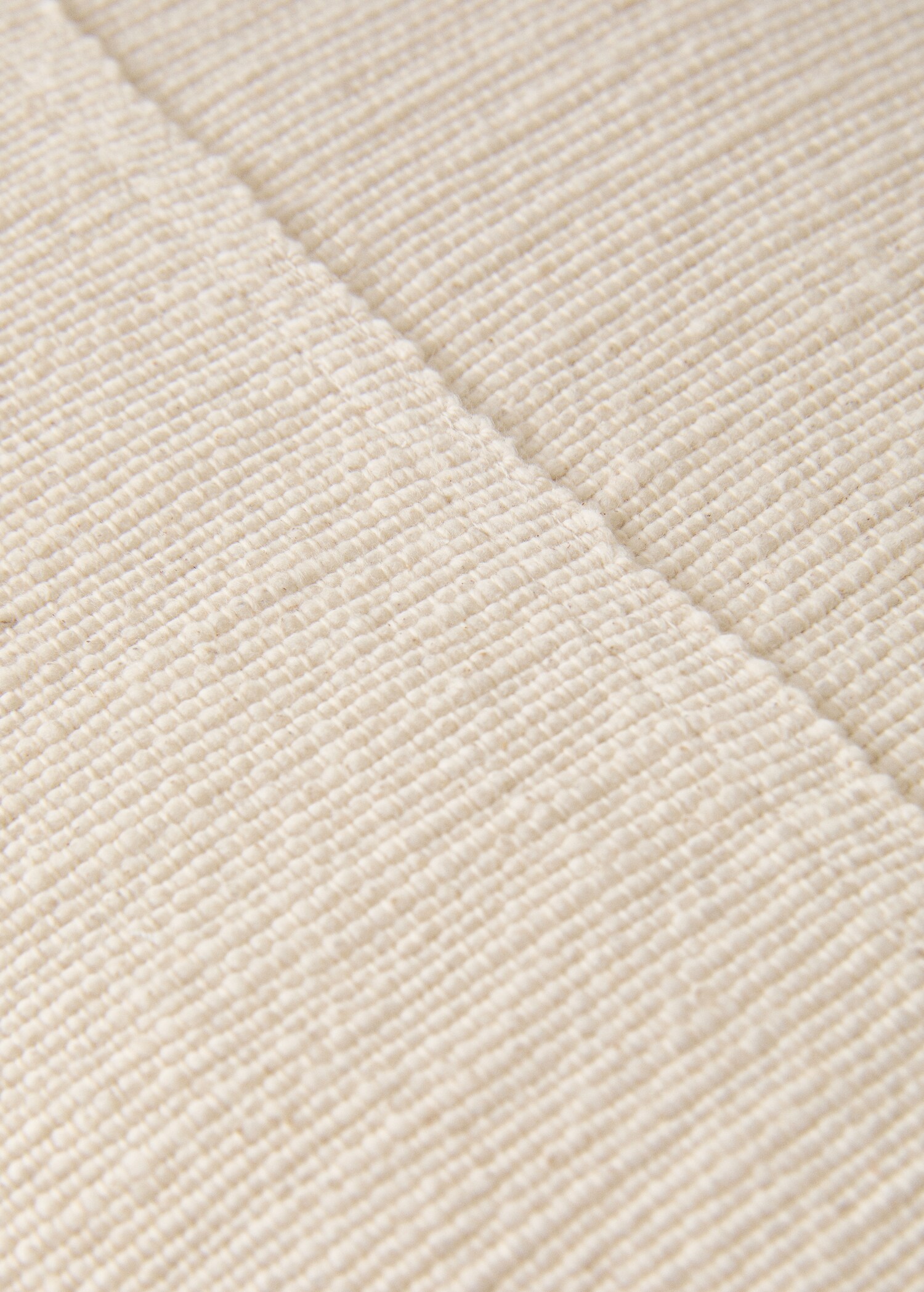 Textured cotton cushion cover 40x60 cm - Details of the article 4