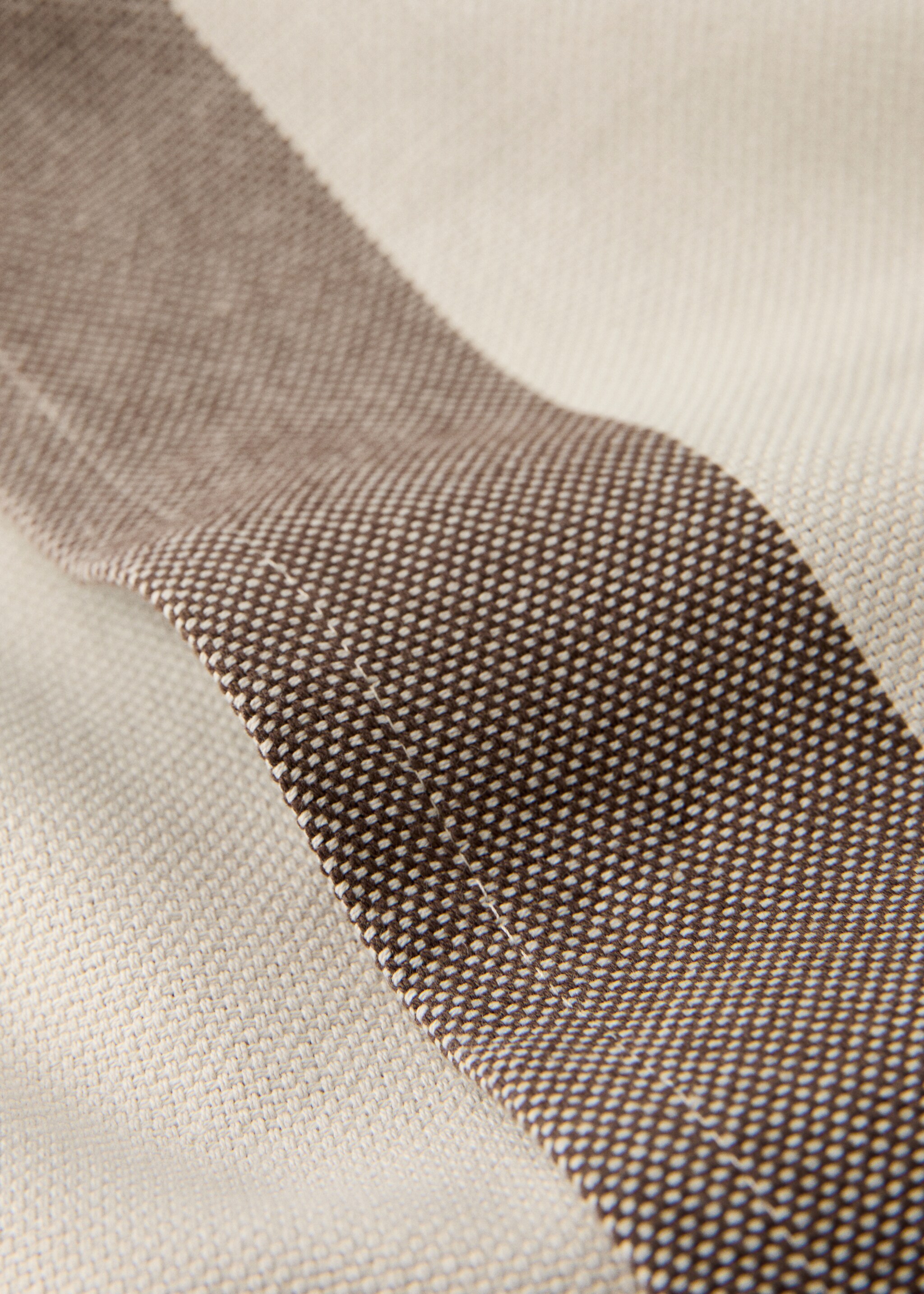 Curtain banda - Details of the article 1, Medium Brown. Ref: 17073313-00.
