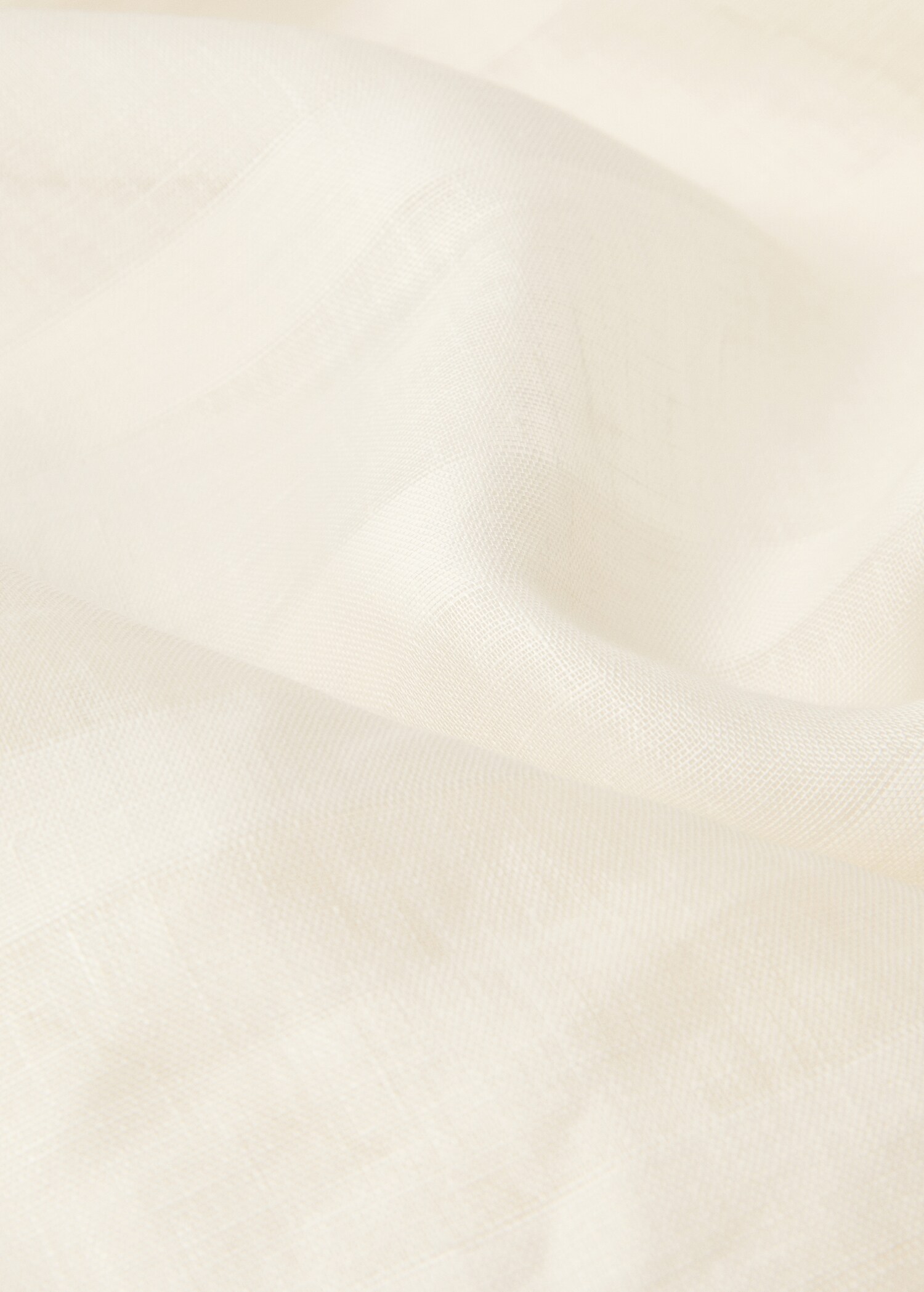 Linen curtain with striped design - Medium plane