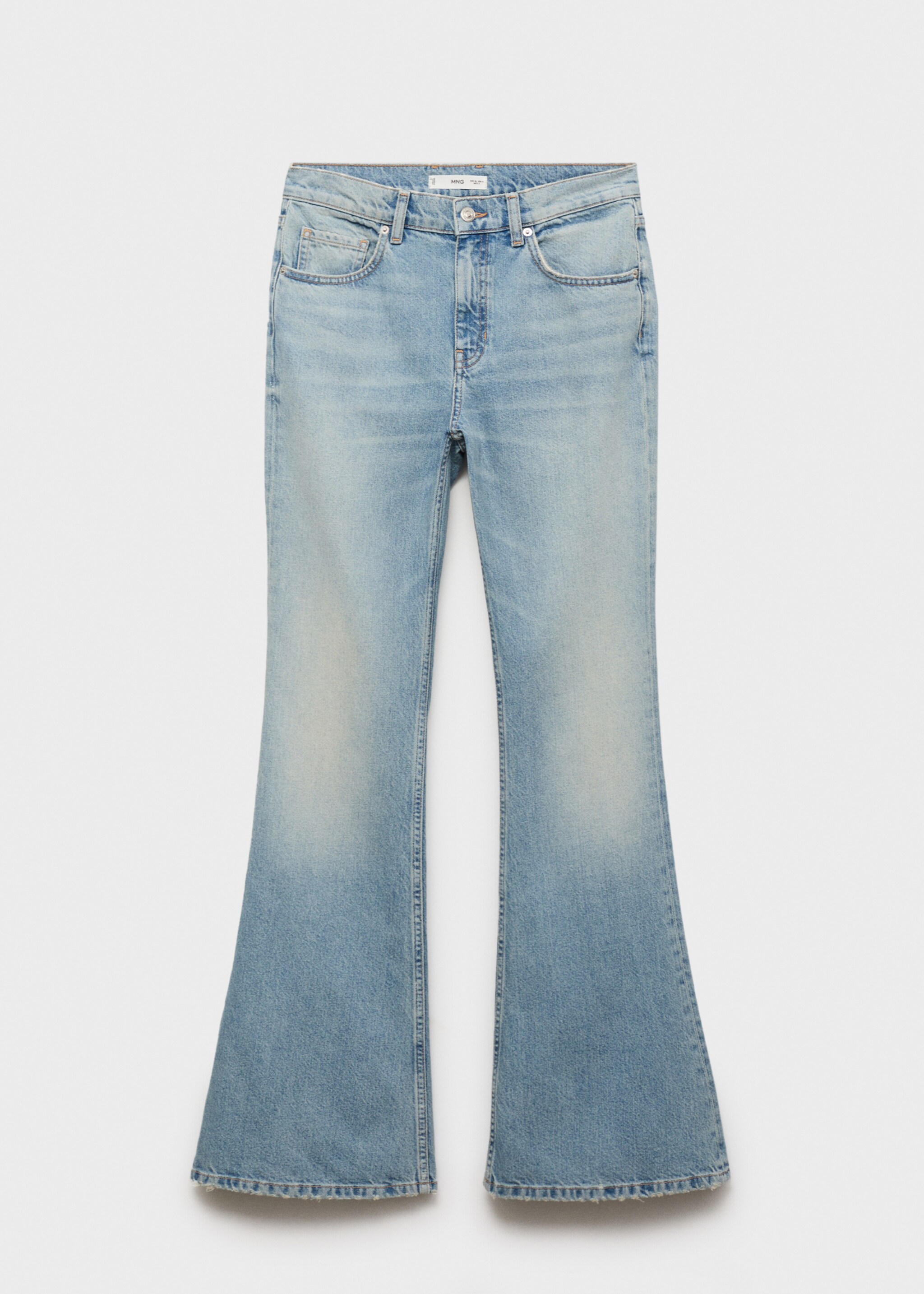 Jeans flare tiro medio - Artículo sin modelo