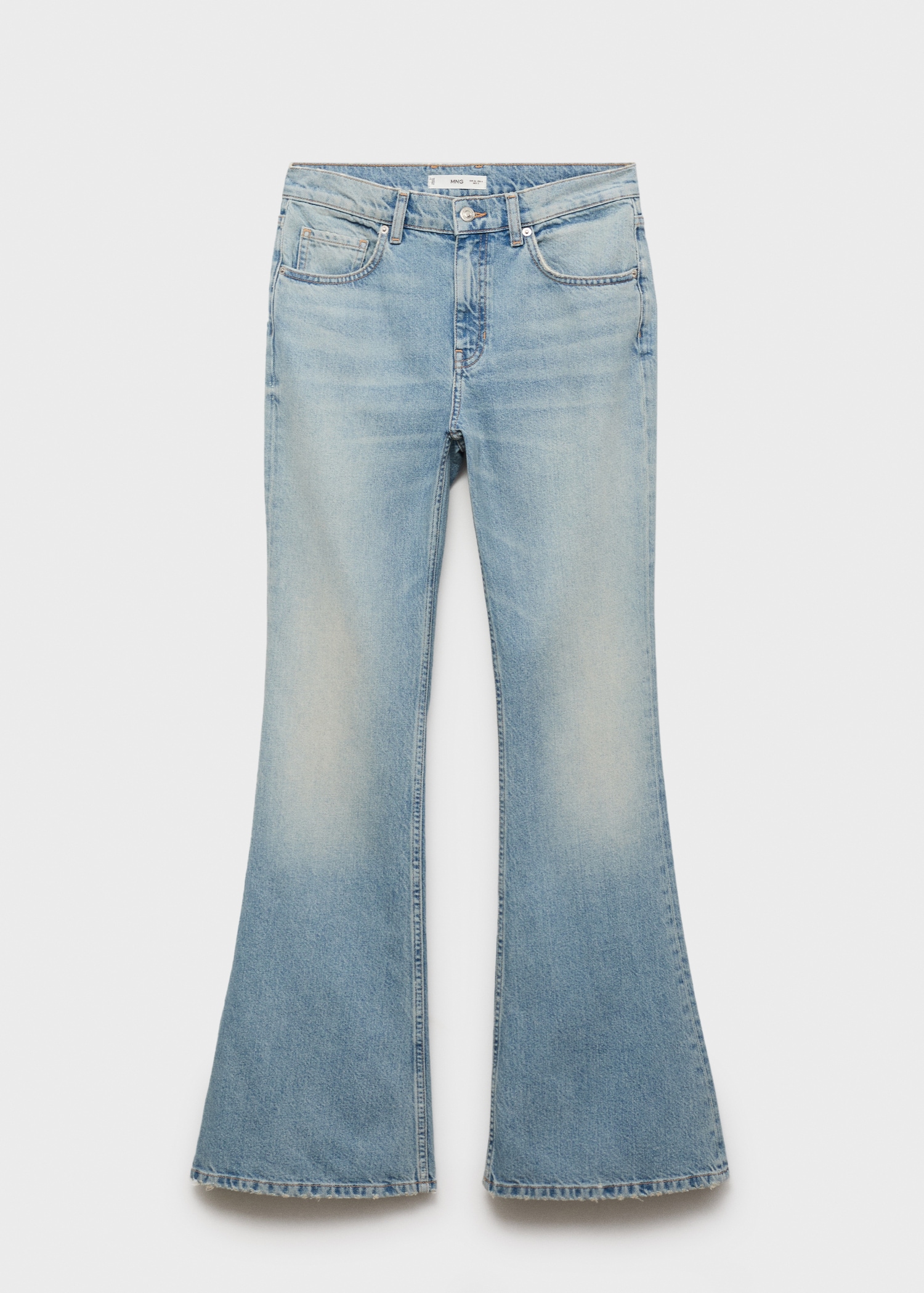 Mid-rise flared jeans - Article without model