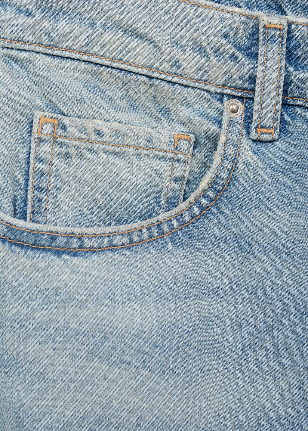 Mid-rise flared jeans