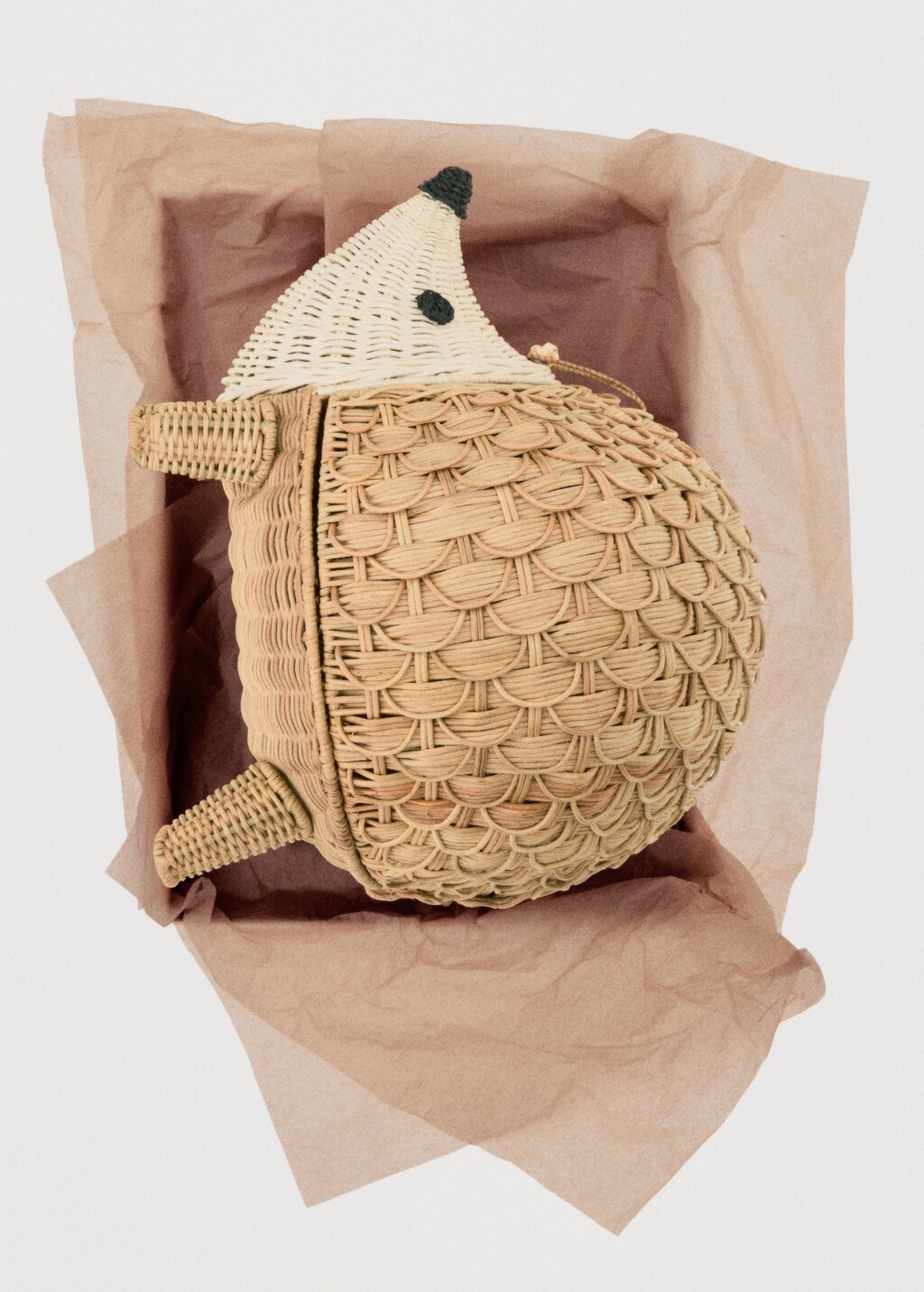 Rattan hedgehog children’s basket