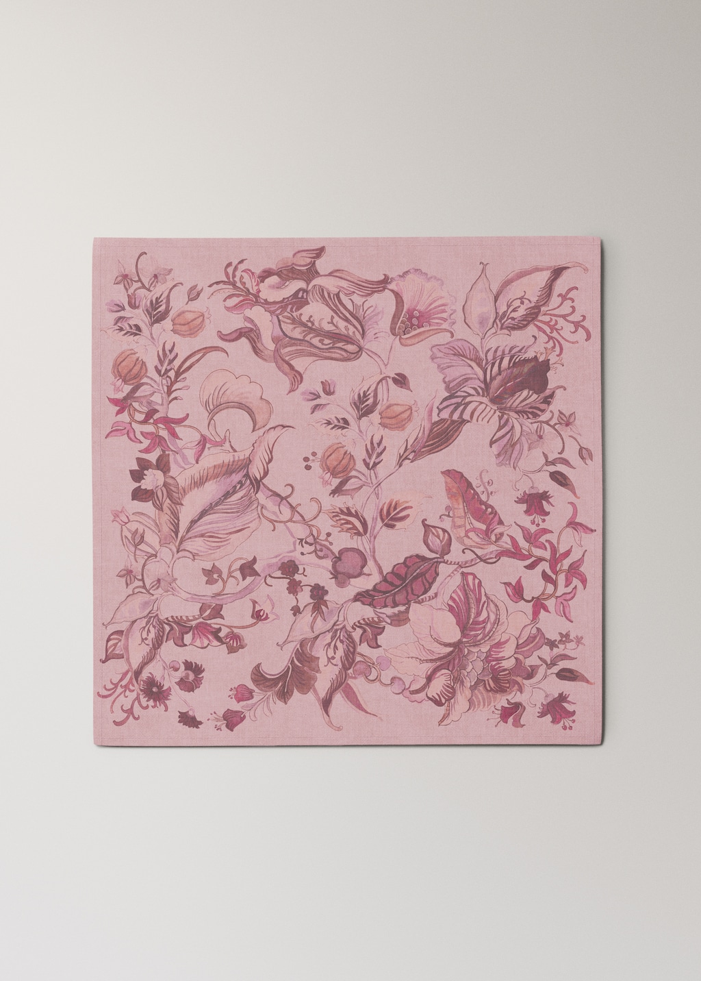 Printed cotton napkins